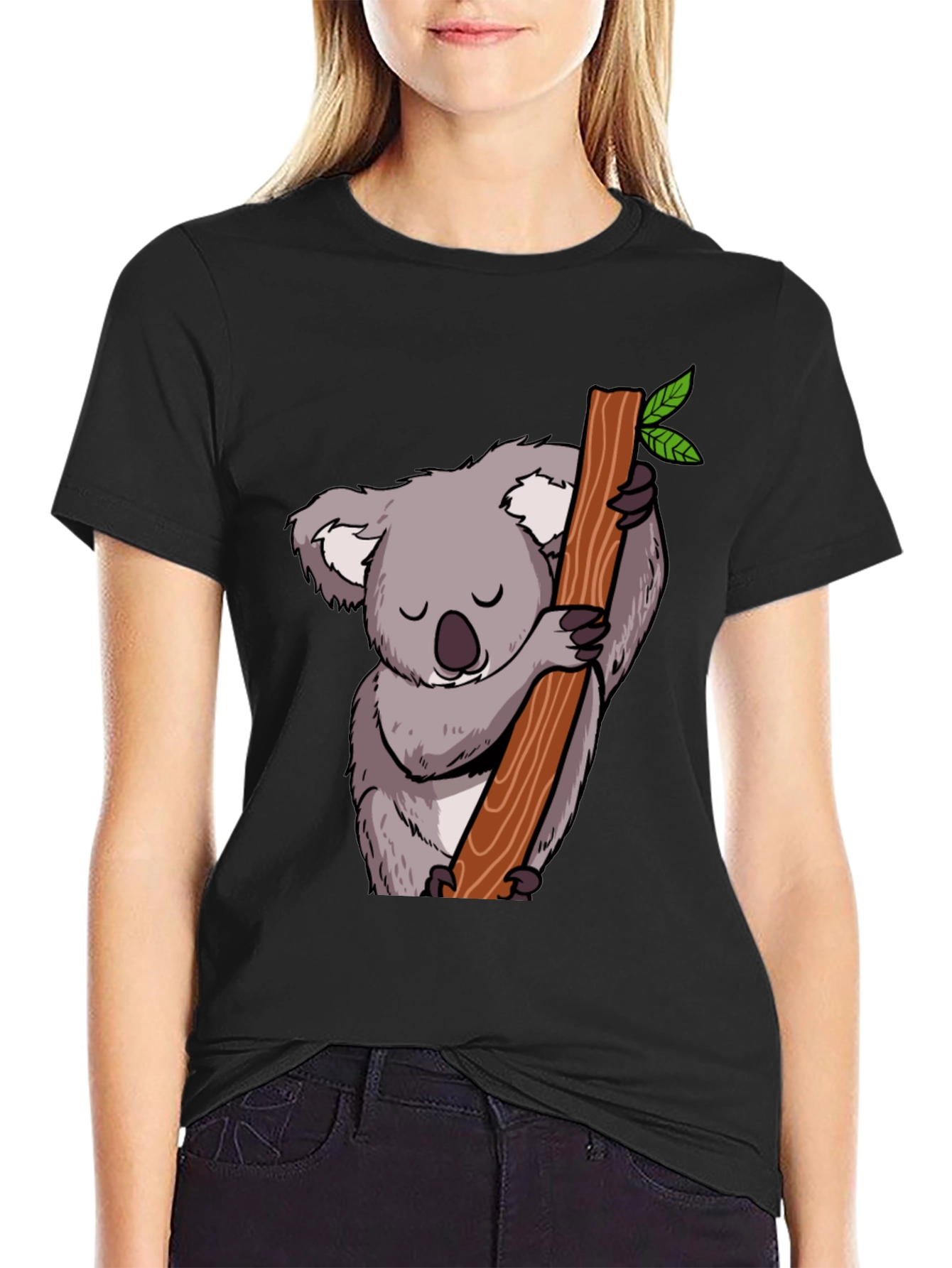 Cute Koala Bear T-Shirt - Sleepy Animal Tee