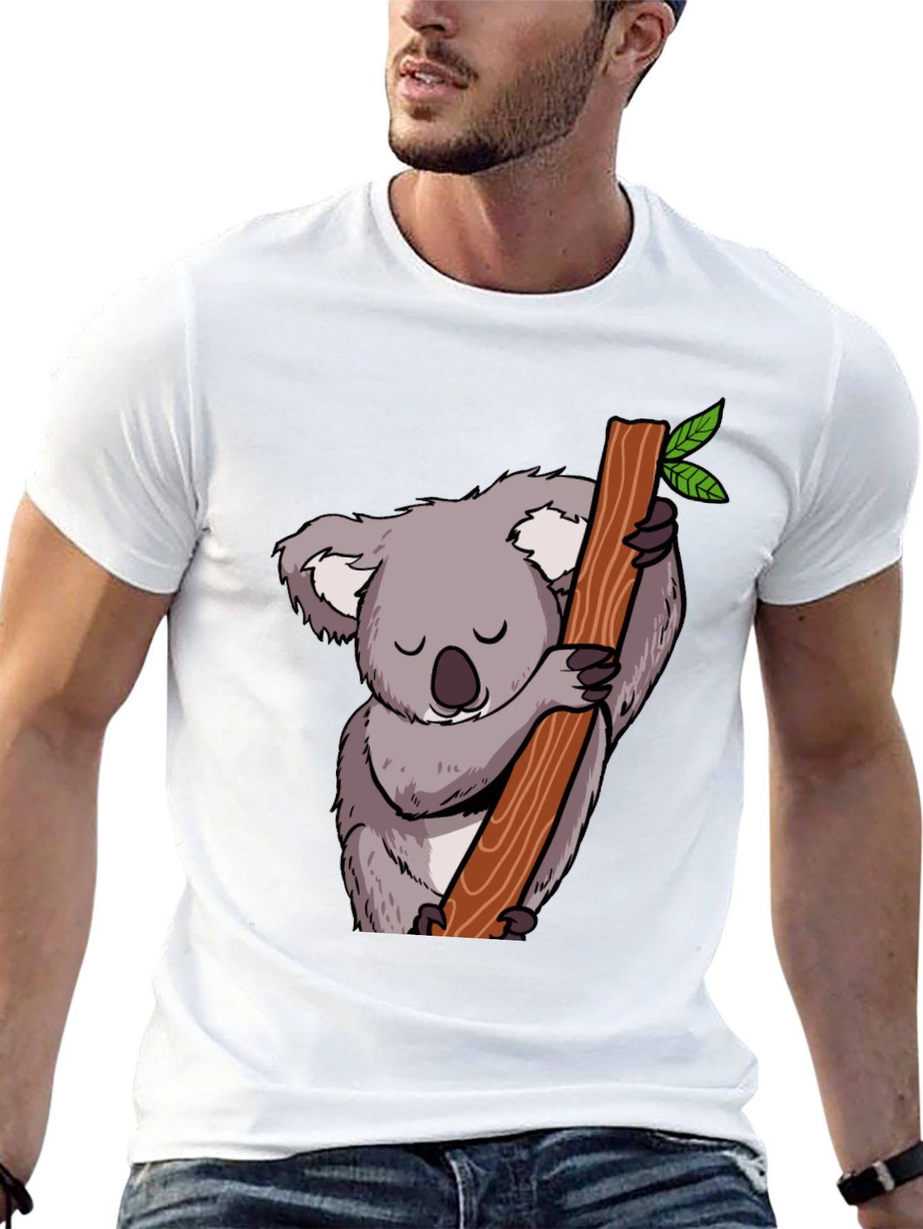 Cute Koala Bear T-Shirt - Sleepy Animal Tee