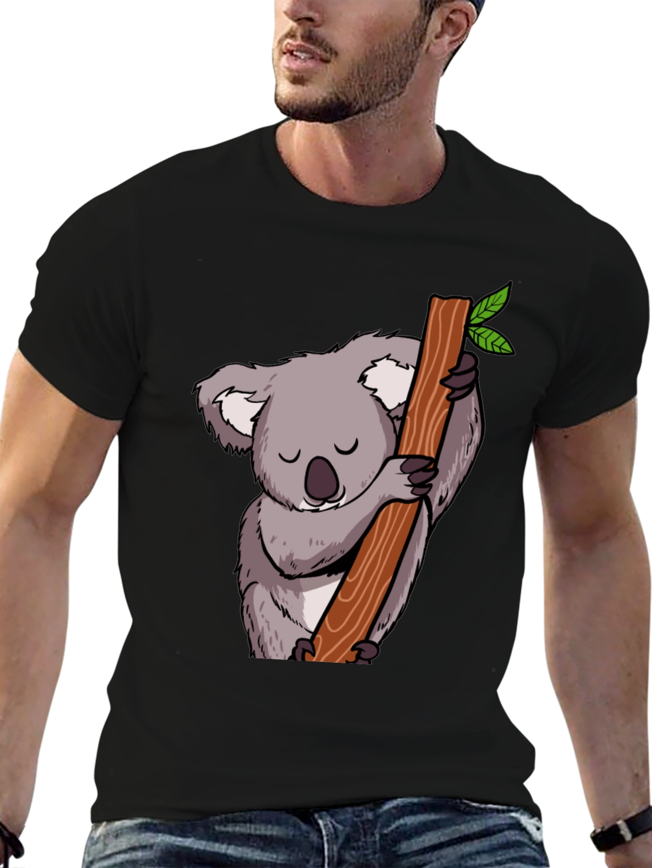 Cute Koala Bear T-Shirt - Sleepy Animal Tee