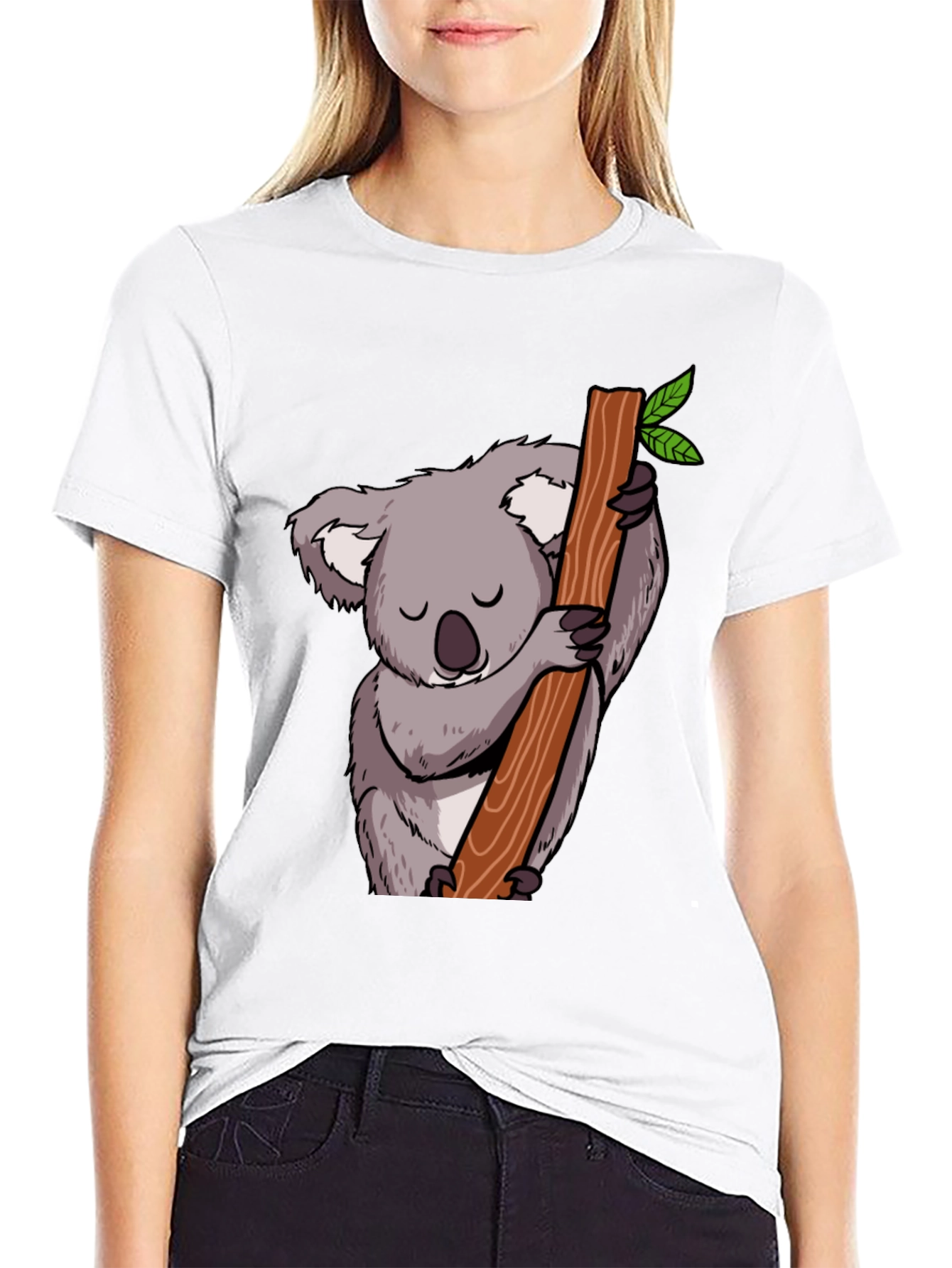 Cute Koala Bear T-Shirt - Sleepy Animal Tee