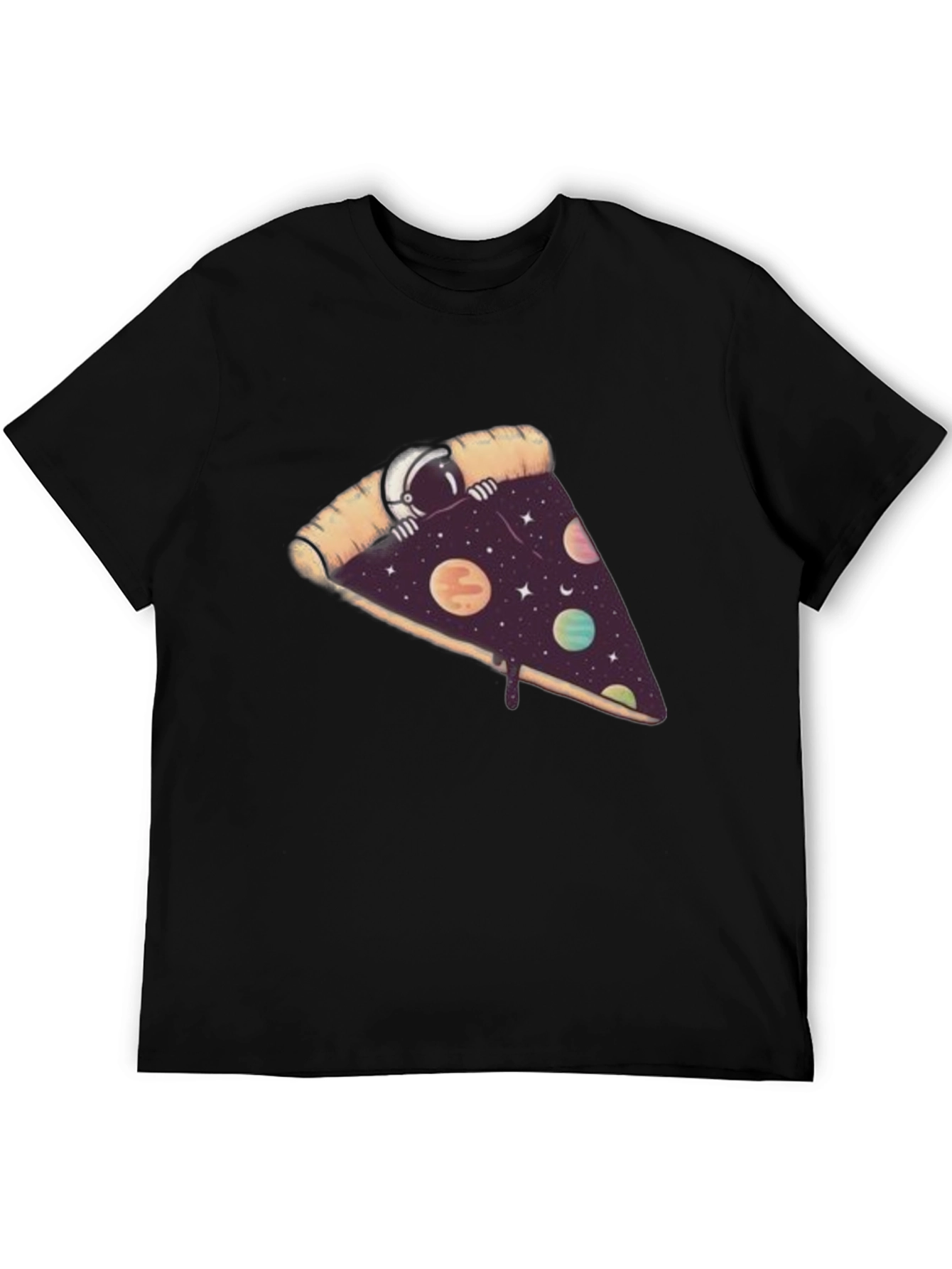 Space Pizza T-Shirt - Unique Graphic Tee
