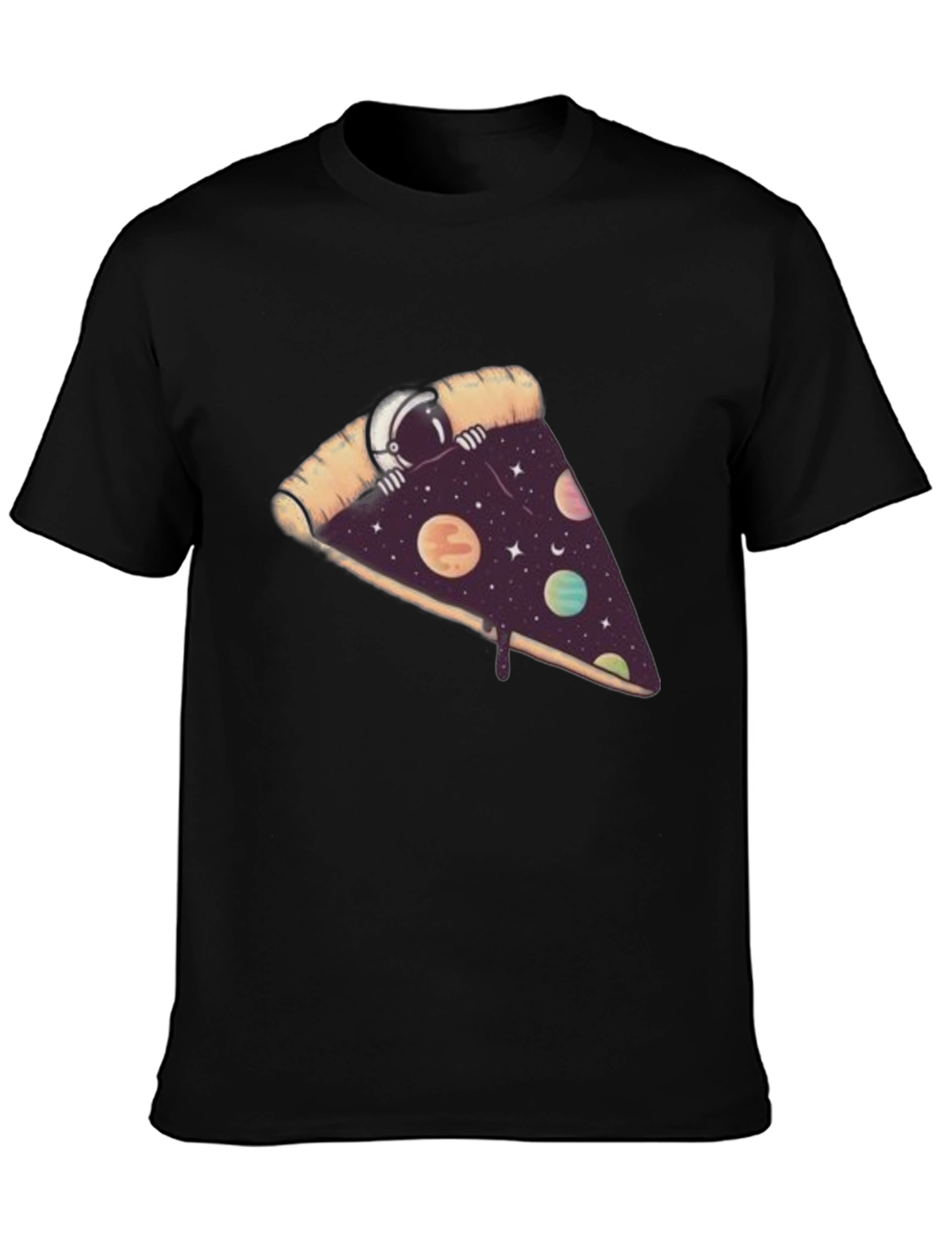 Space Pizza T-Shirt - Unique Graphic Tee