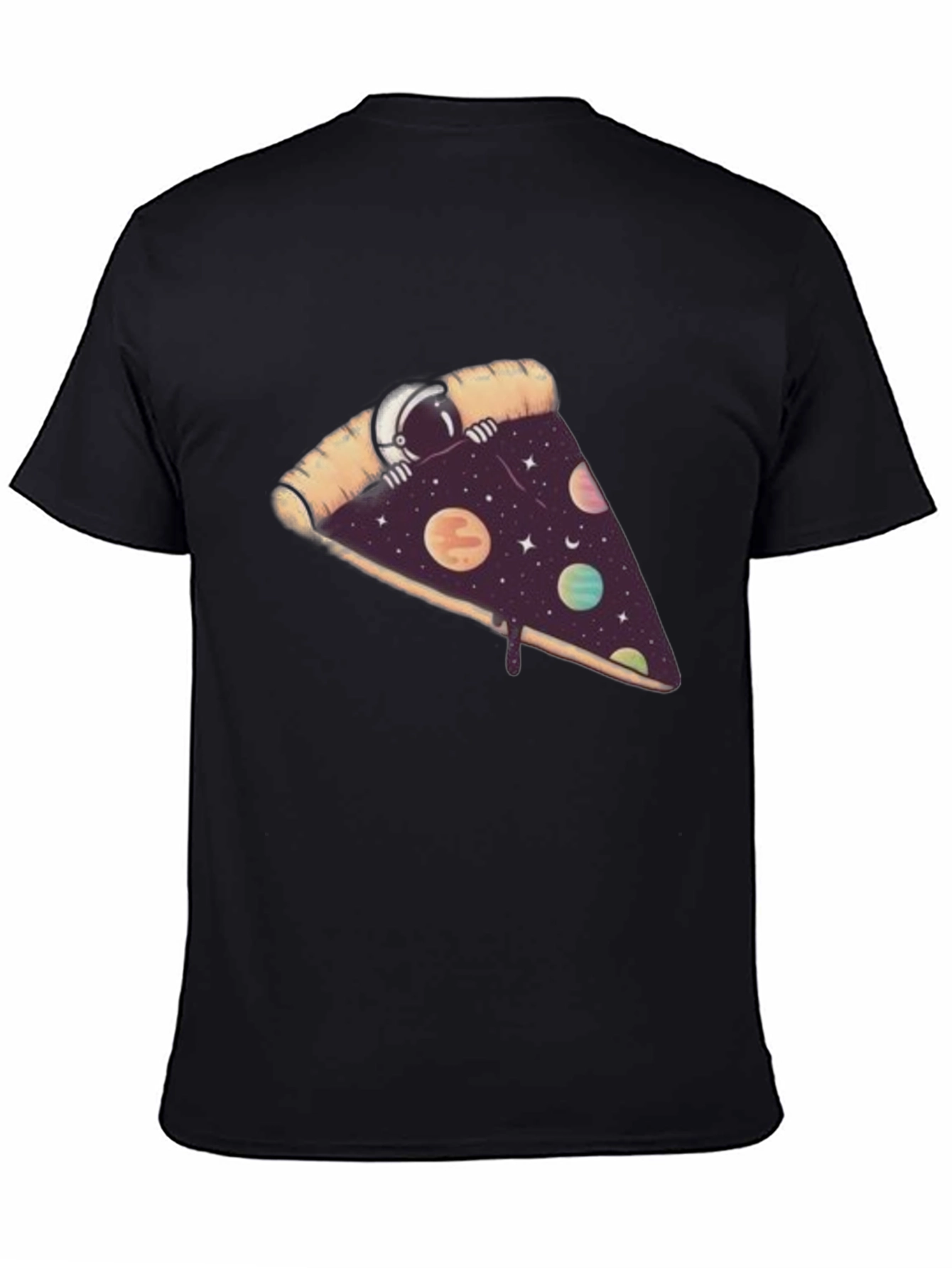 Space Pizza T-Shirt - Unique Graphic Tee