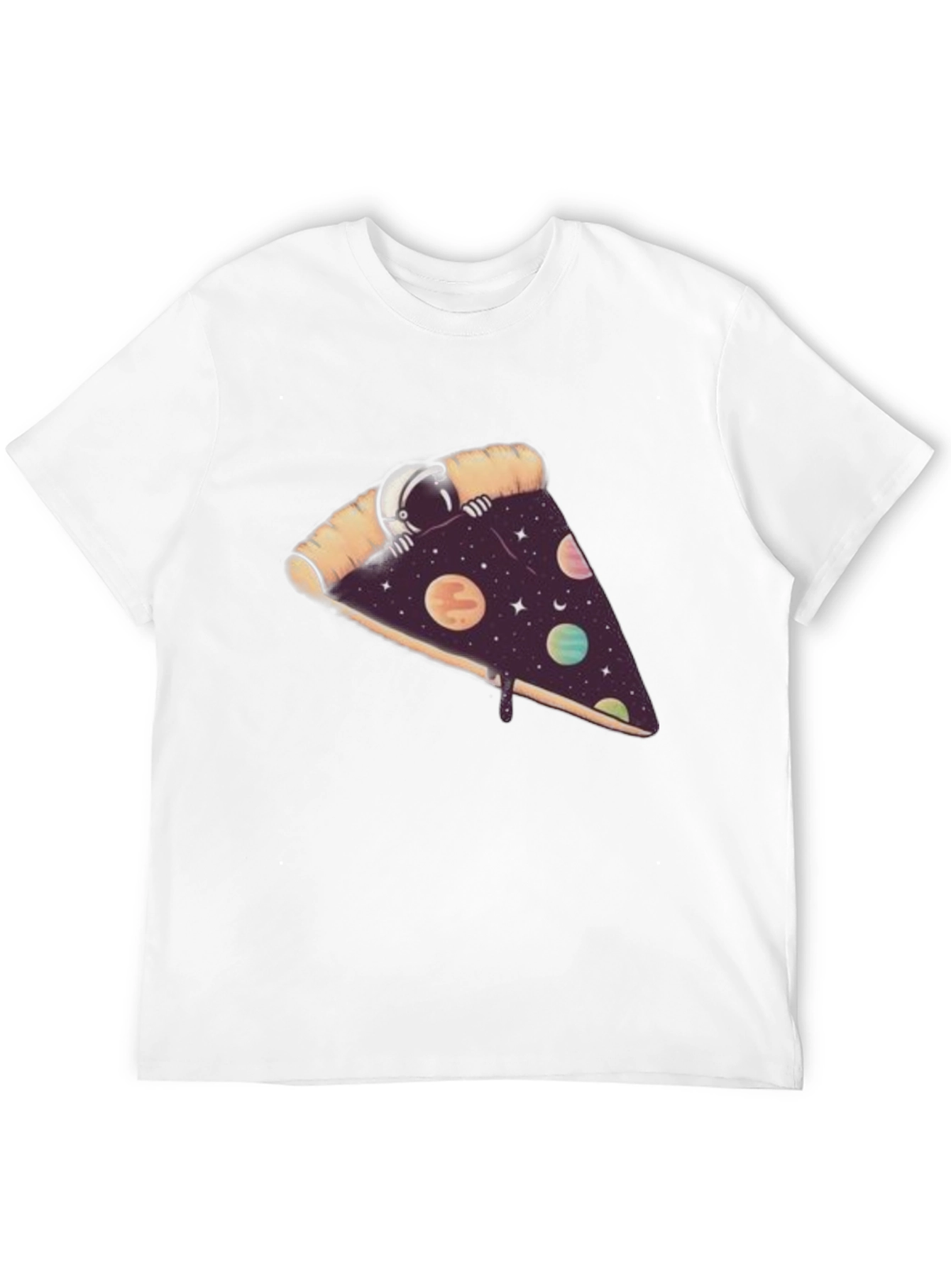 Space Pizza T-Shirt - Unique Graphic Tee