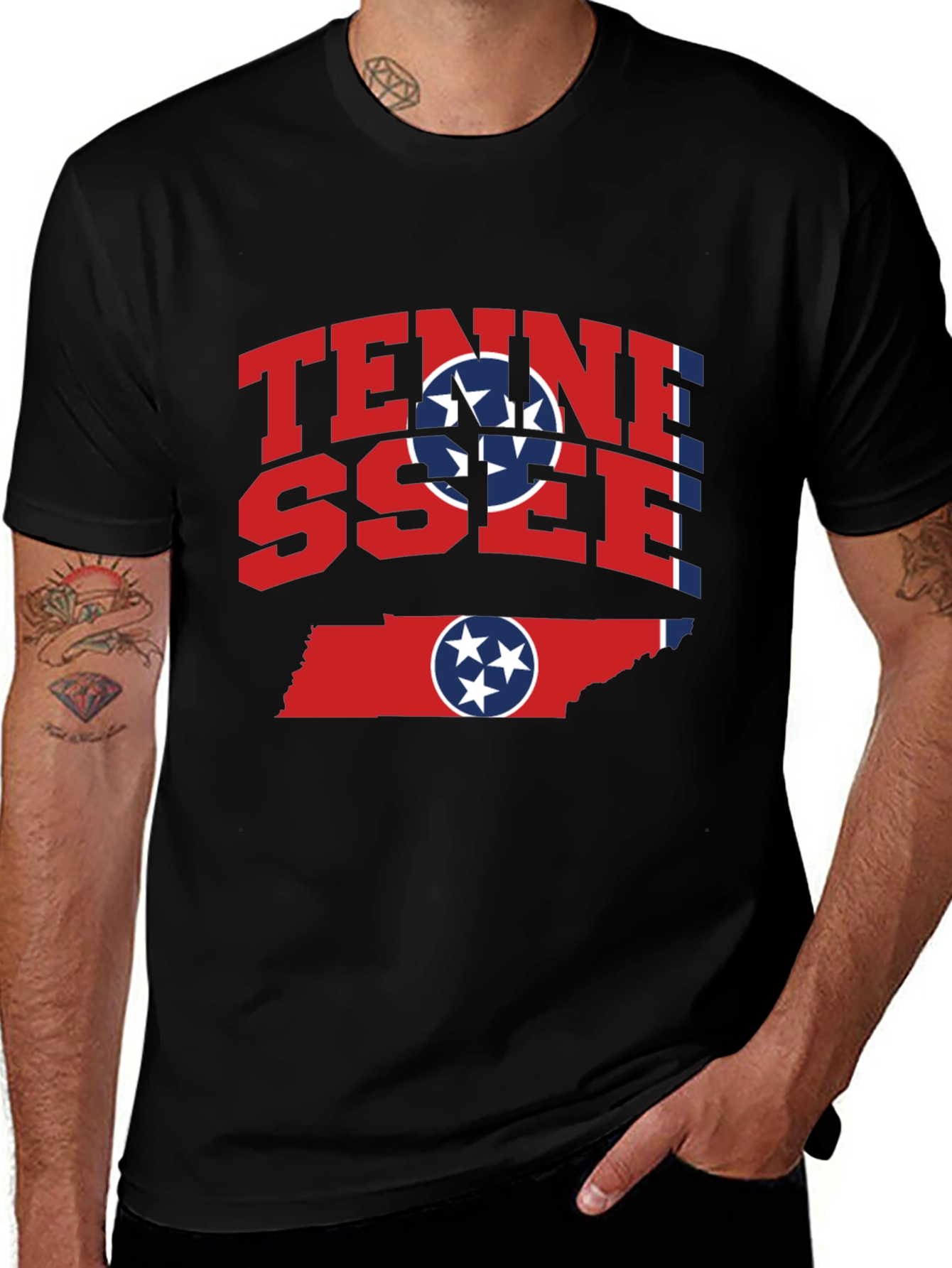 Tennessee State Flag Graphic T-Shirt