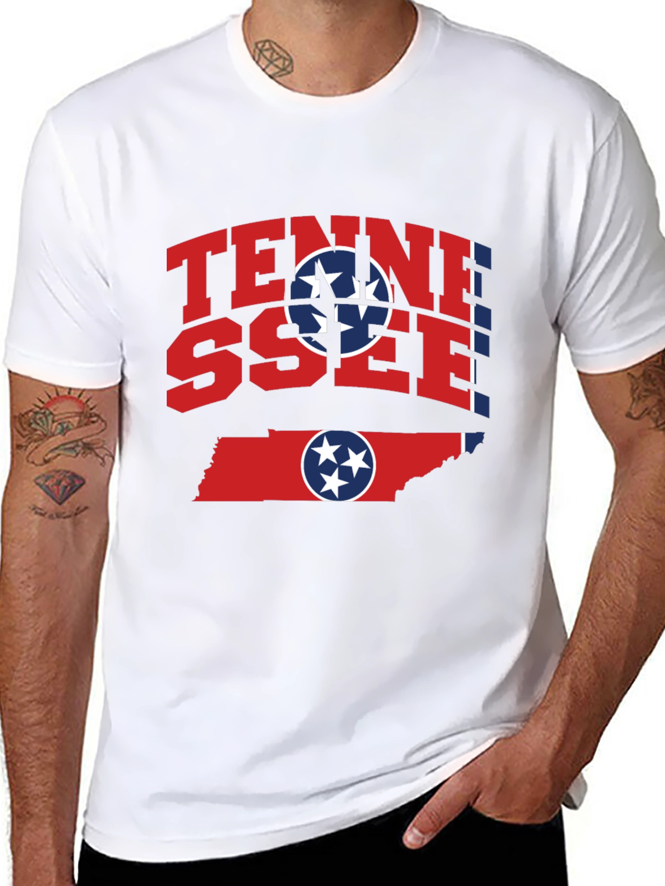 Tennessee State Flag Graphic T-Shirt
