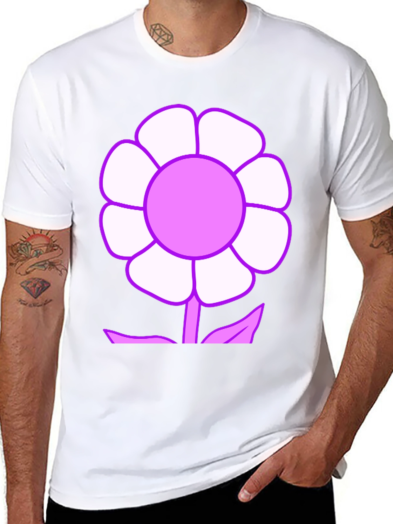 Flower Power T-Shirt - Fun Graphic Tee