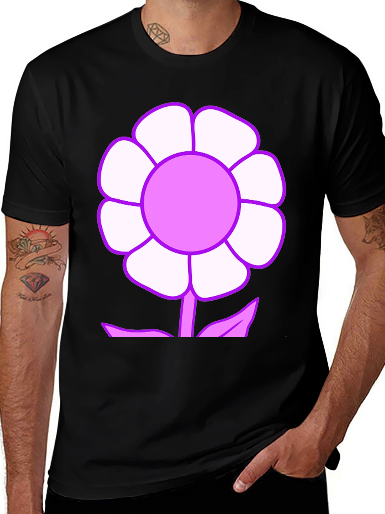 Flower Power T-Shirt - Fun Graphic Tee