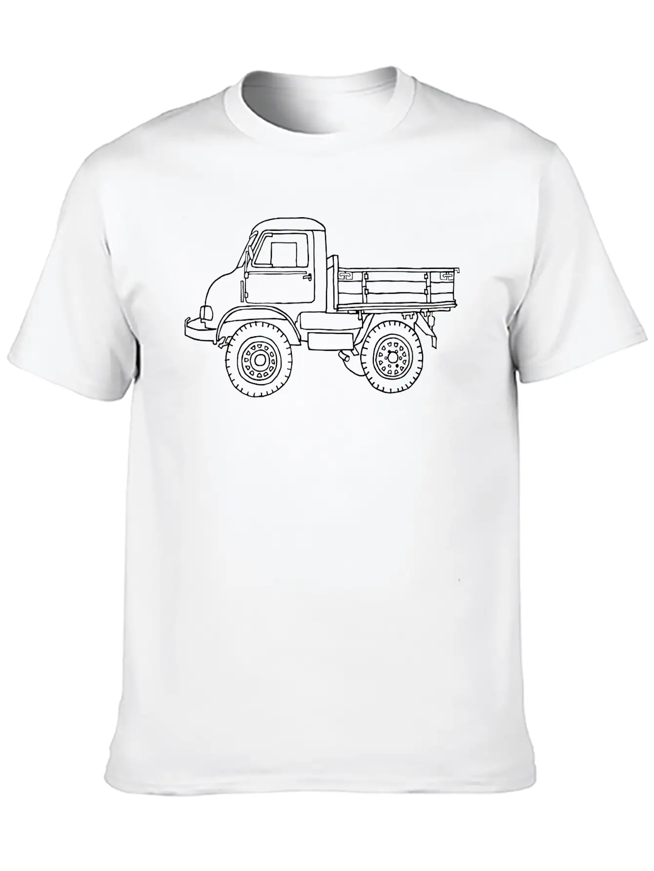 Off-road Truck, Transporter Basic Graphic T-Shirt – Daily Comfort In Soft Cotton