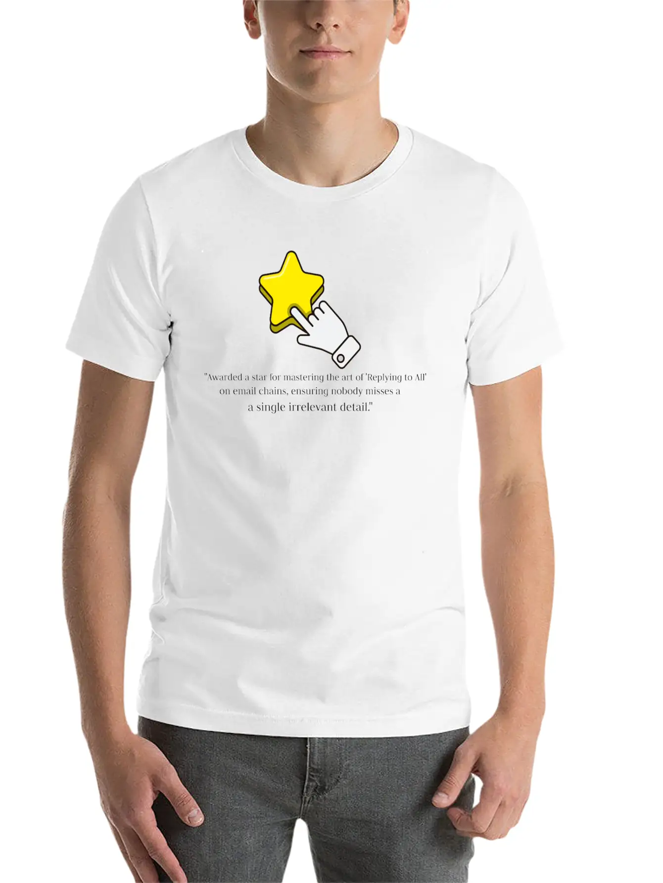 Office Awards Timeless Short Sleeve Tee – Comfy And Minimalist Design