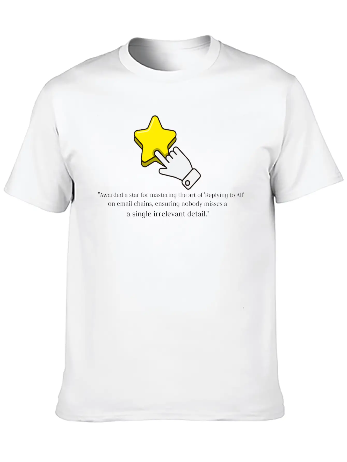 Office Awards Timeless Short Sleeve Tee – Comfy And Minimalist Design