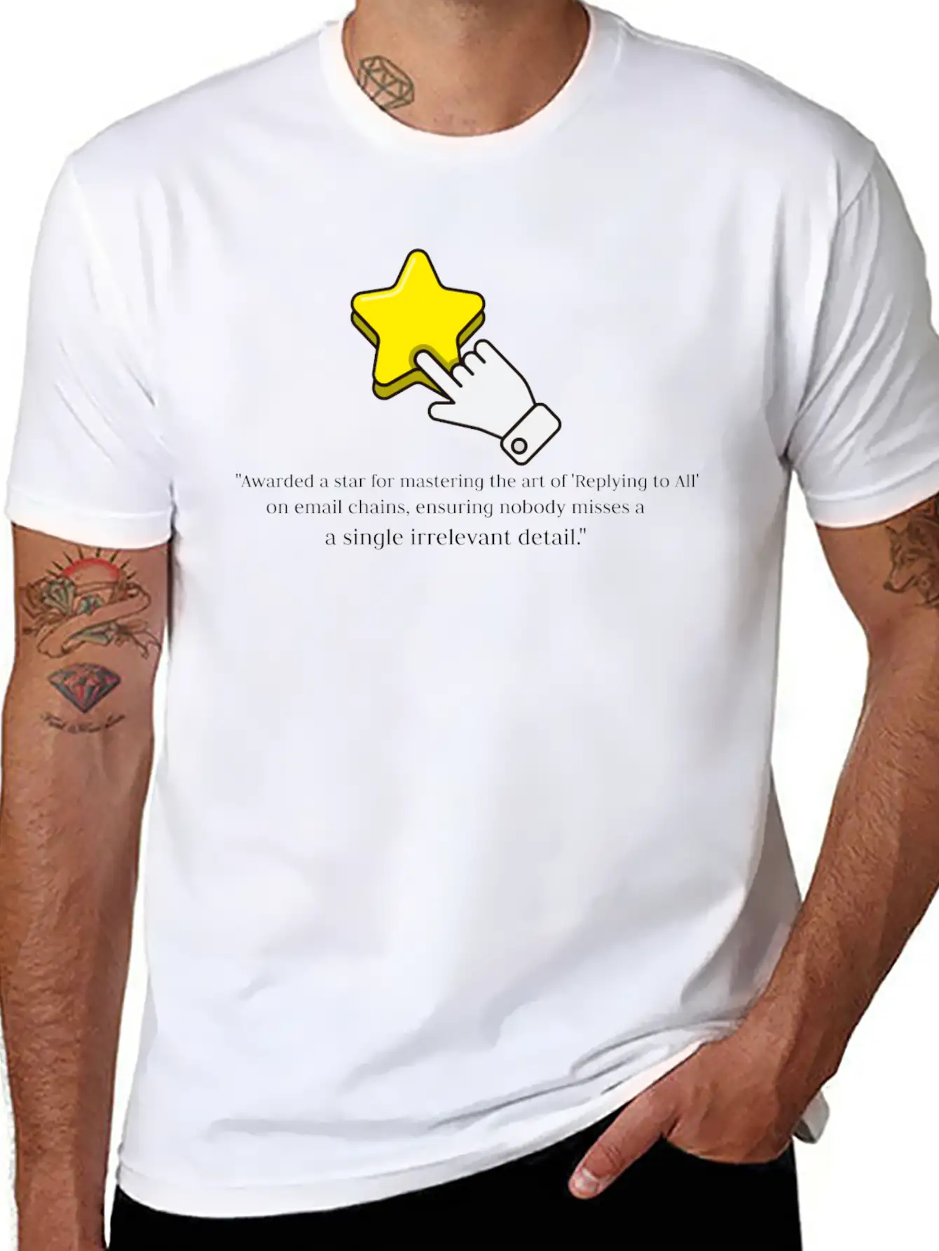 Office Awards Timeless Short Sleeve Tee – Comfy And Minimalist Design