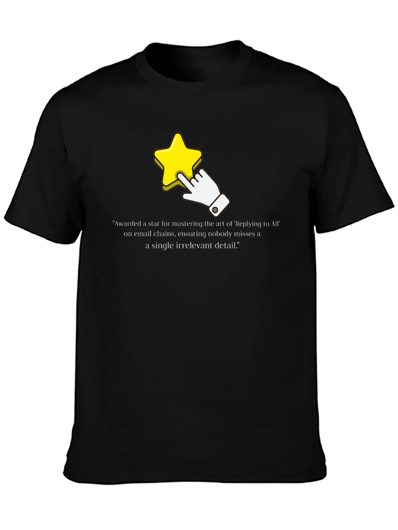 Office Awards Timeless Short Sleeve Tee – Comfy And Minimalist Design