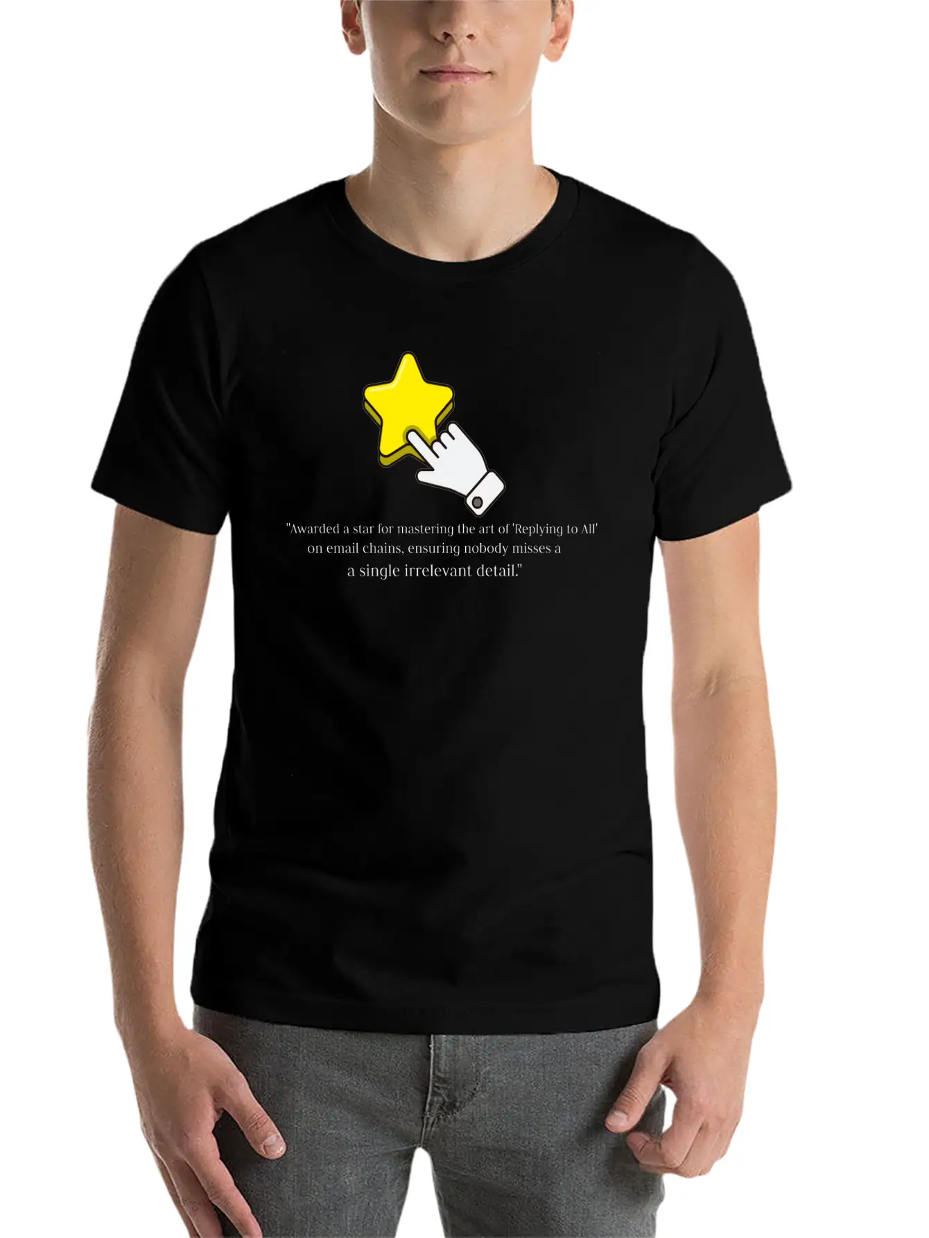 Office Awards Timeless Short Sleeve Tee – Comfy And Minimalist Design