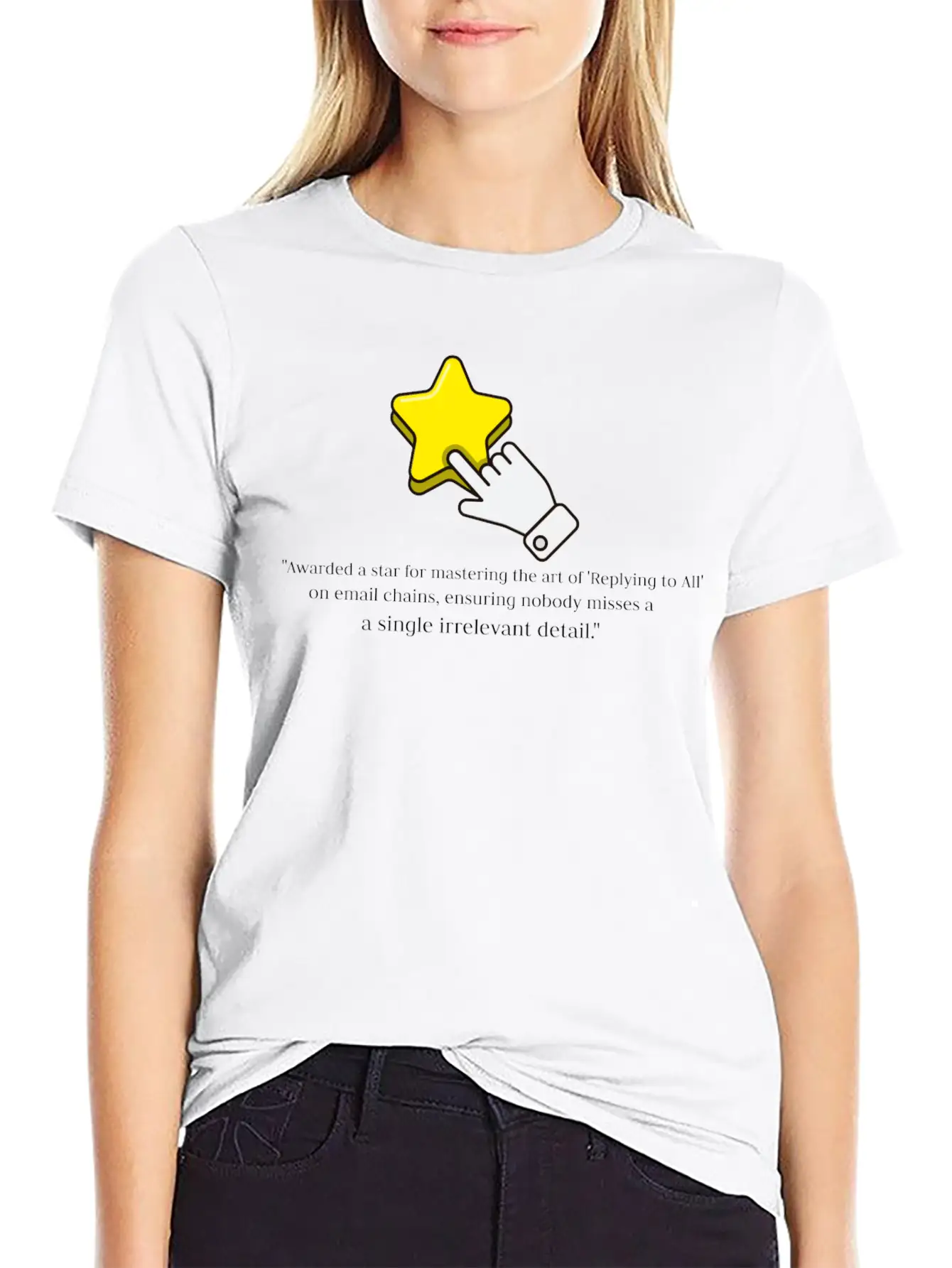 Office Awards Timeless Short Sleeve Tee – Comfy And Minimalist Design