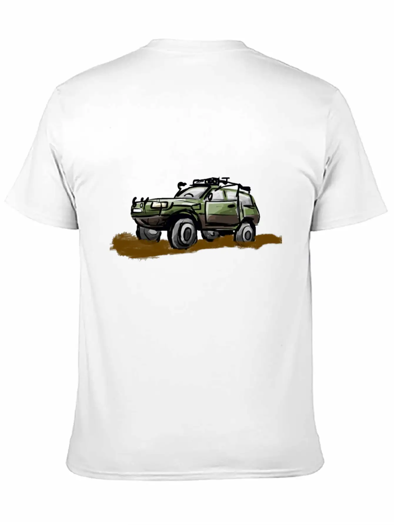 Offroad Tshirt Design 4x4 Basic Graphic T-Shirt – Daily Comfort In Soft Cotton