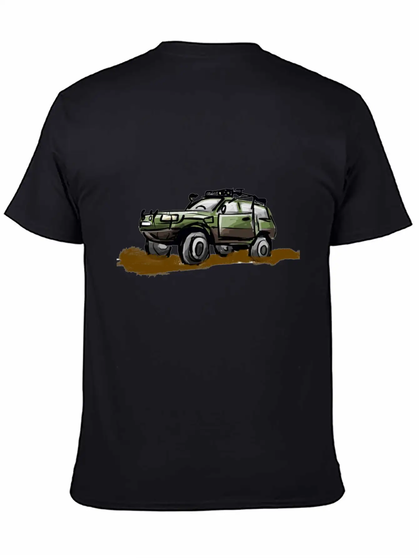 Offroad Tshirt Design 4x4 Basic Graphic T-Shirt – Daily Comfort In Soft Cotton