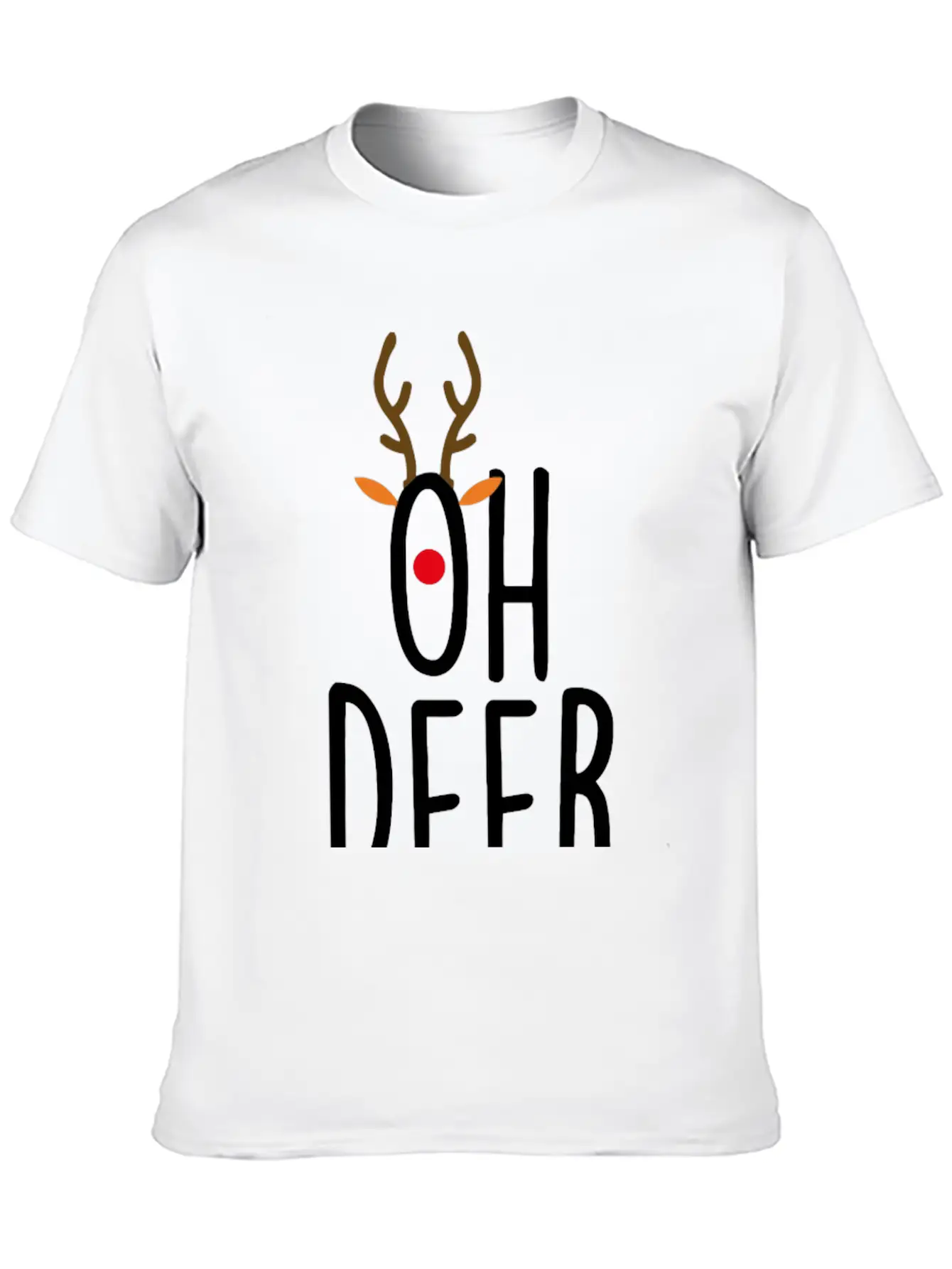 Oh Deer Stylish Everyday T-Shirt – Unisex Basic Cotton Tee