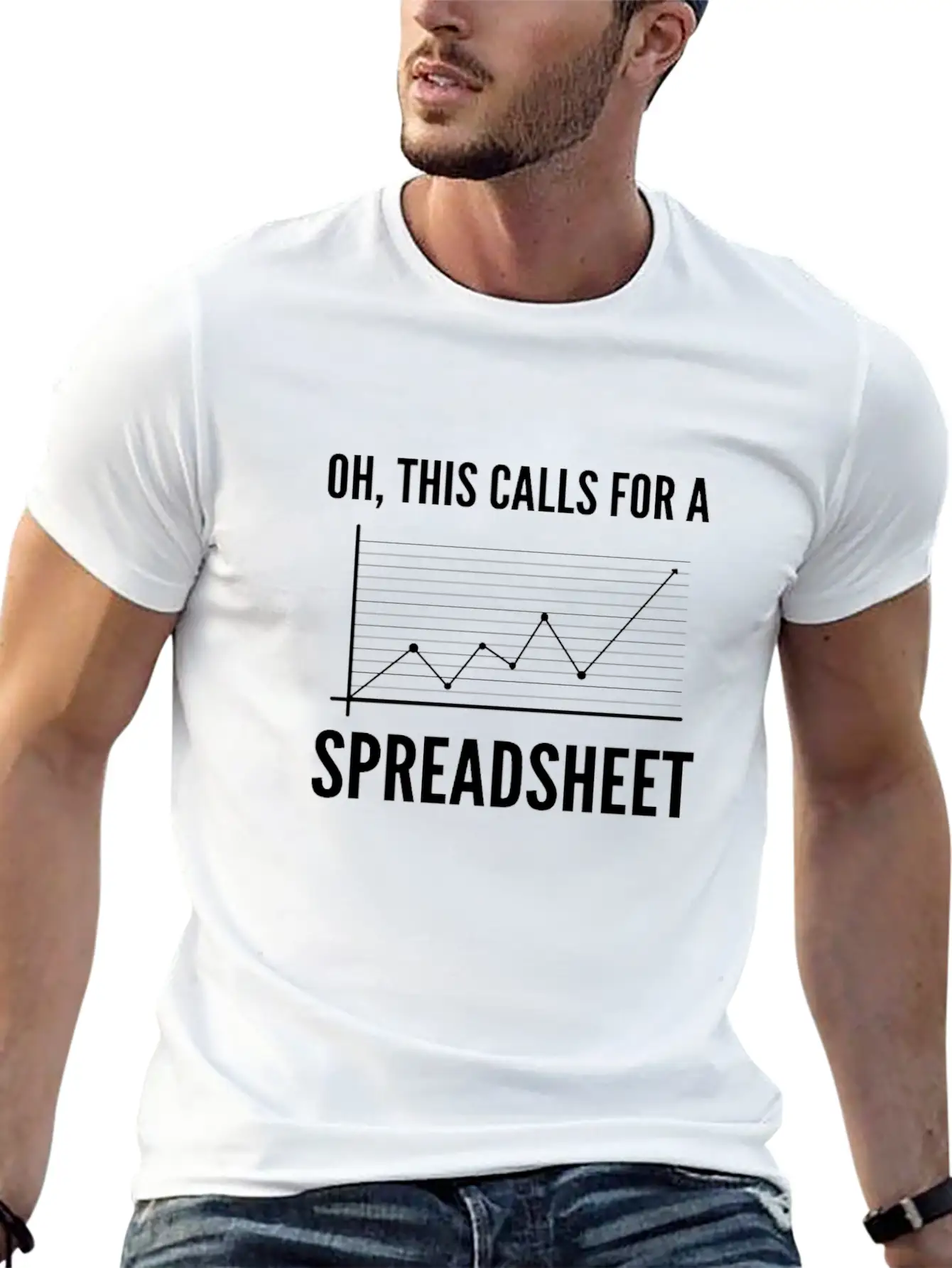 Oh, This Calls For A Spreadsheet. Accounting And Unisex Short Sleeve Soft Cotton T-Shirt – Casual Everyday Wear