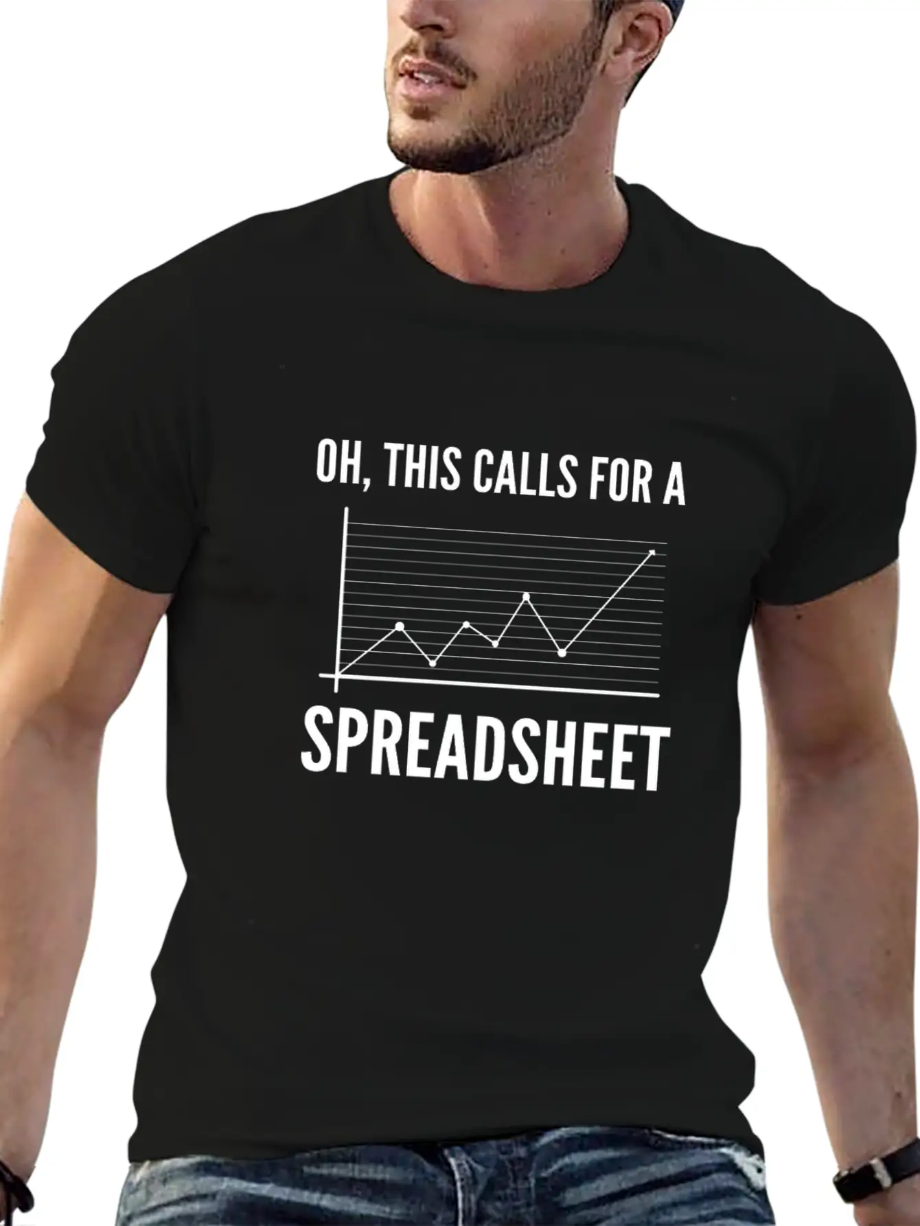Oh, This Calls For A Spreadsheet. Accounting And Unisex Short Sleeve Soft Cotton T-Shirt – Casual Everyday Wear