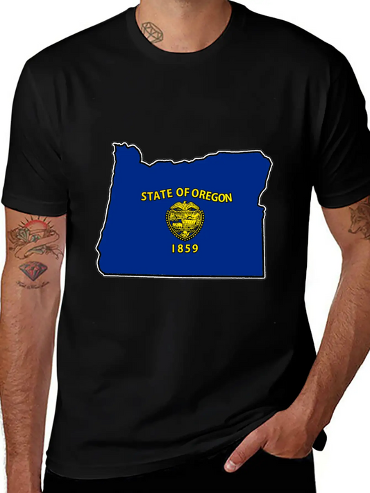 Ohio Flag Map Comfortable Minimalist Graphic Tee – Summer Style Essential