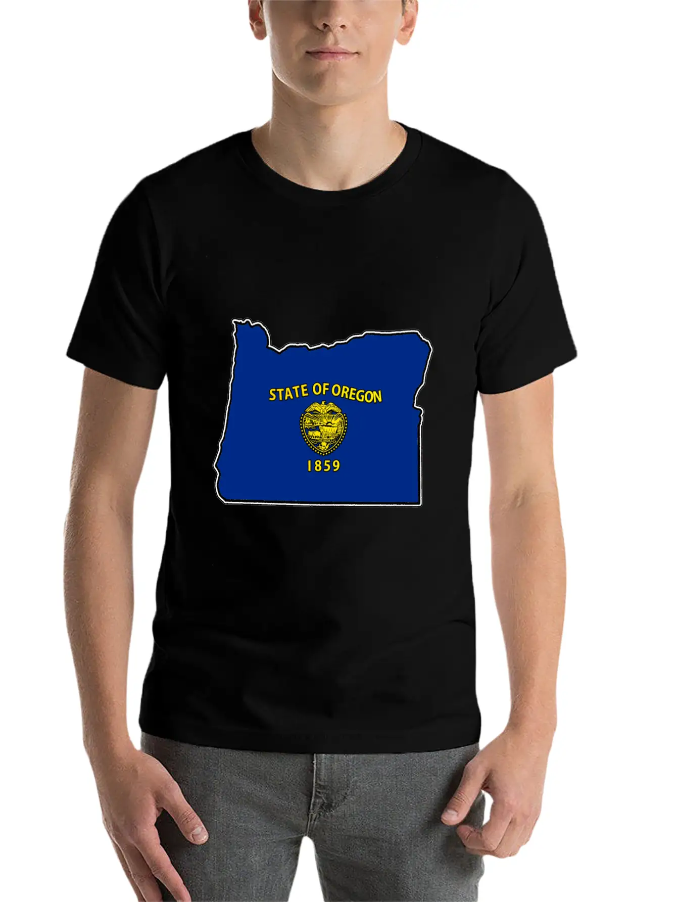 Ohio Flag Map Comfortable Minimalist Graphic Tee – Summer Style Essential