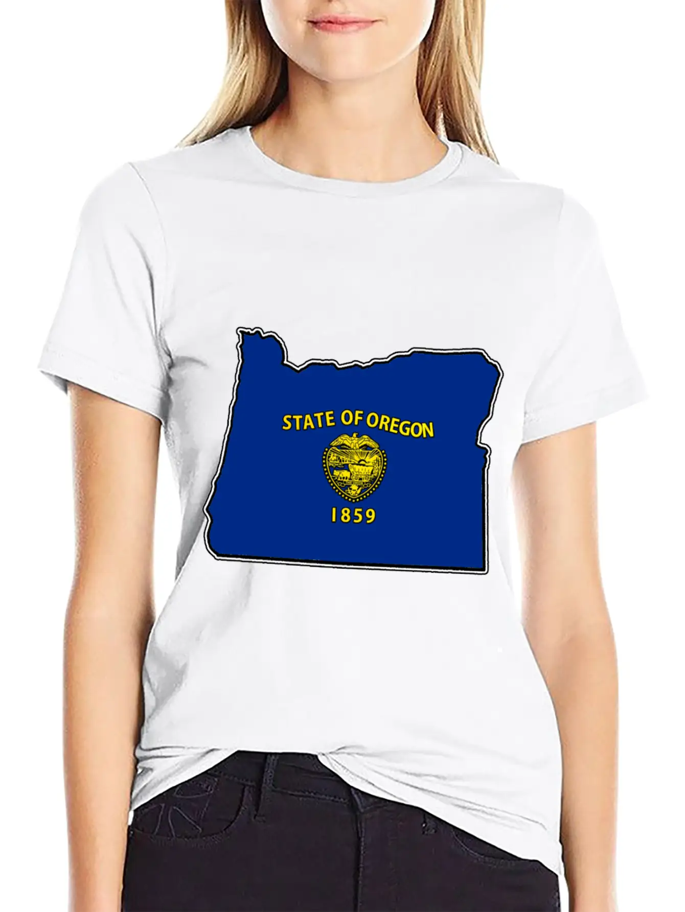 Ohio Flag Map Comfortable Minimalist Graphic Tee – Summer Style Essential