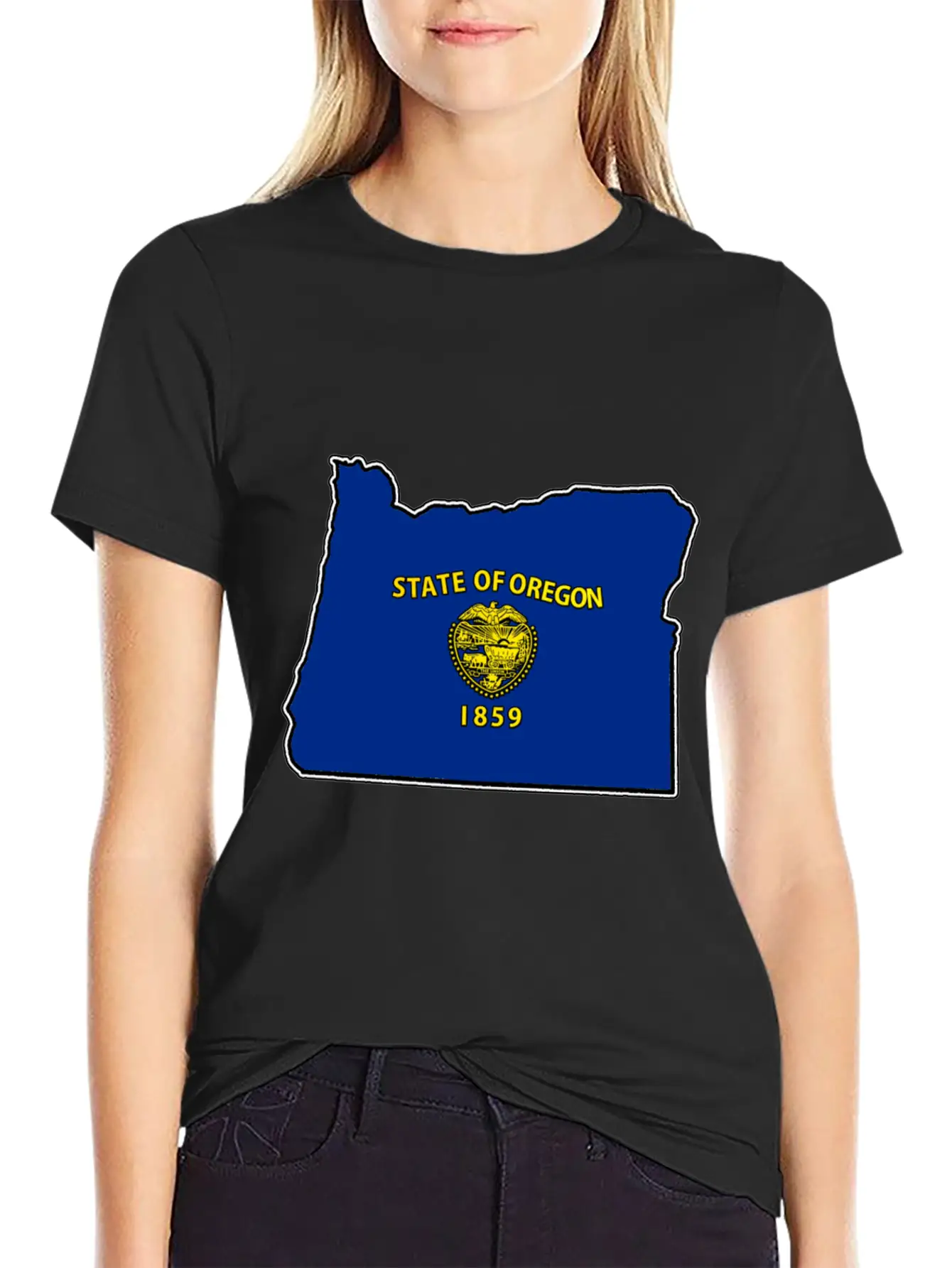 Ohio Flag Map Comfortable Minimalist Graphic Tee – Summer Style Essential