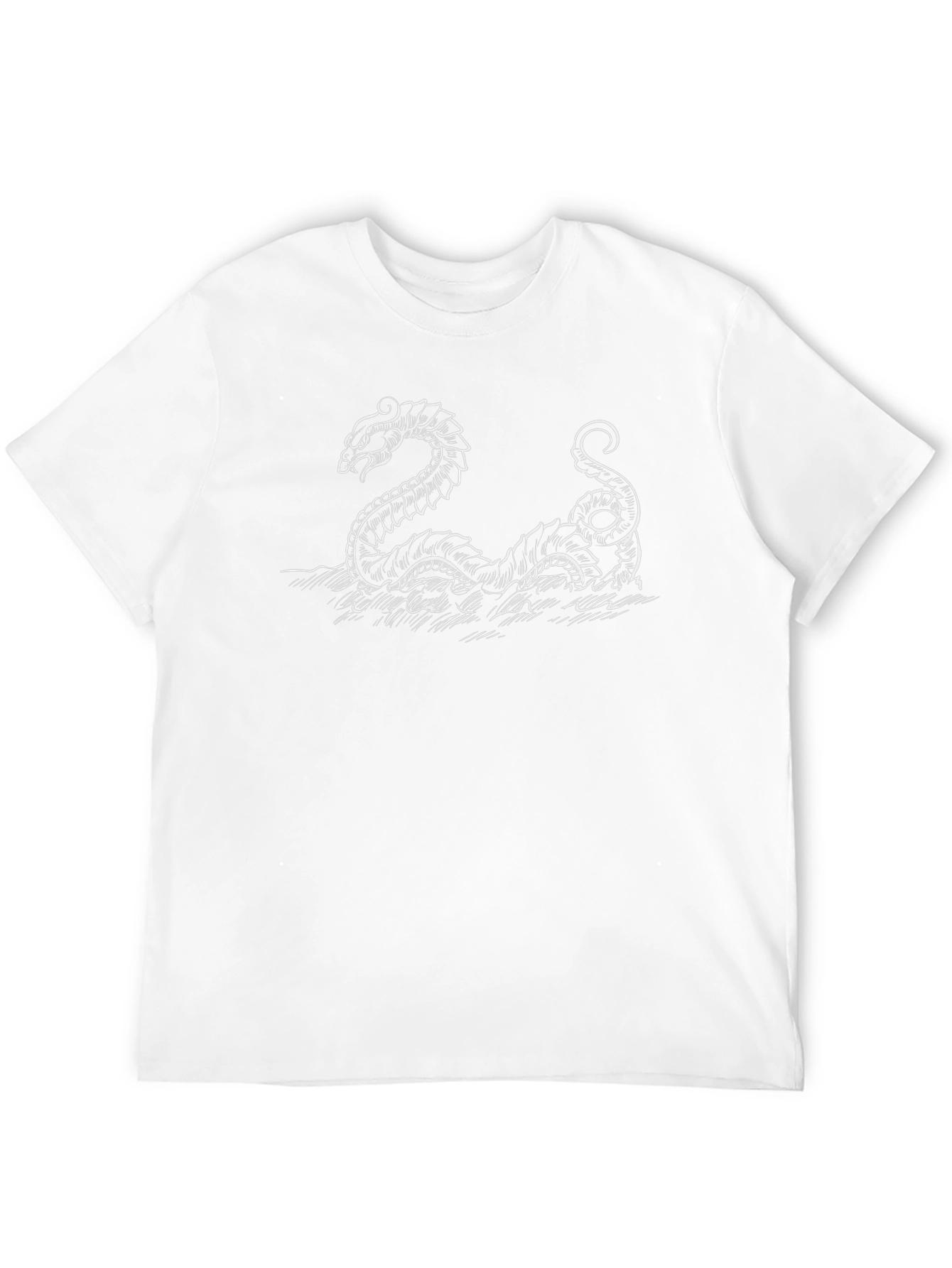 Sea Serpent Graphic Tee - Black