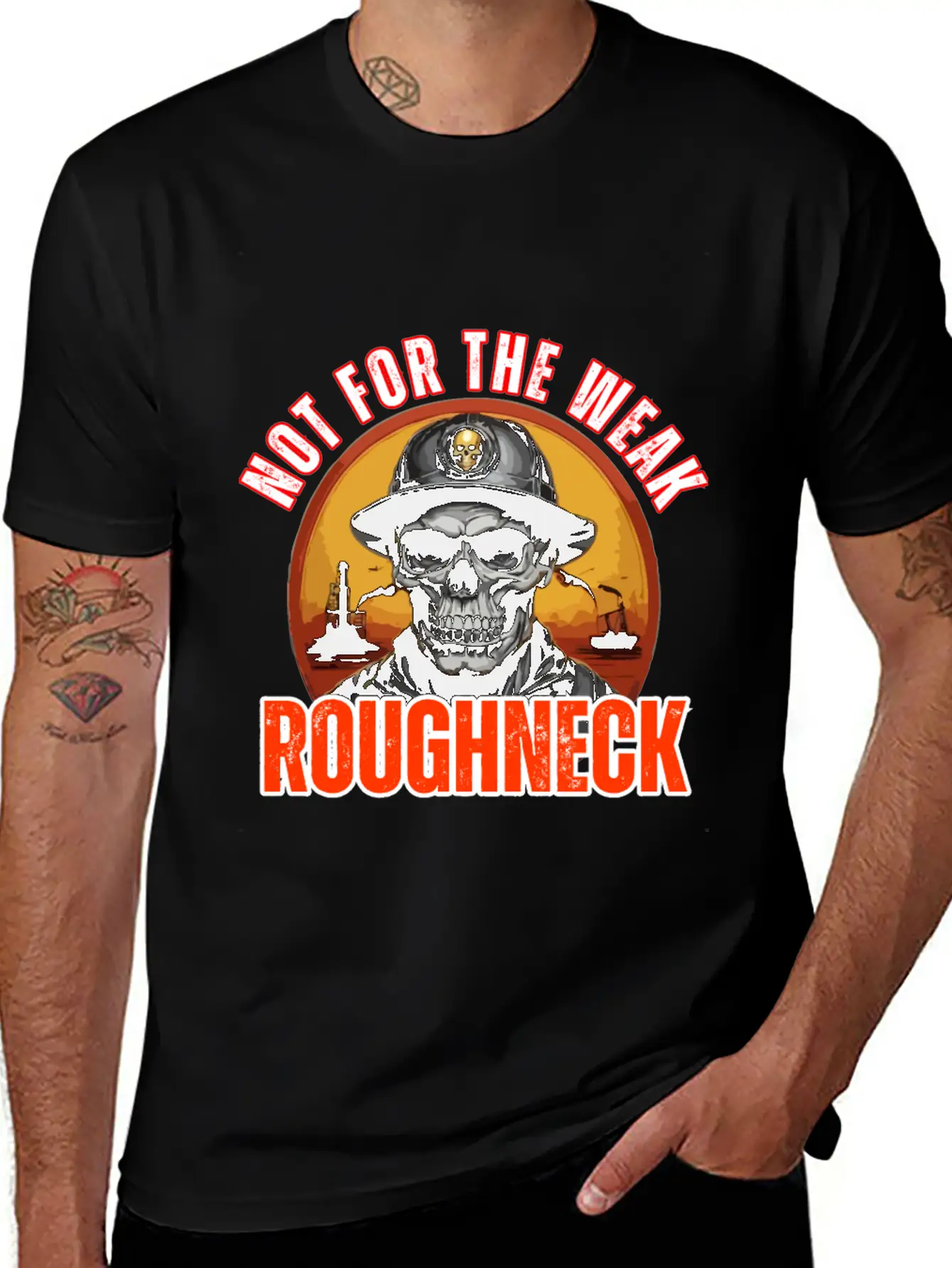 Oilfield Trash T Shirt Roughneck Oilfield Shirt Stylish Everyday T-Shirt – Unisex Basic Cotton Tee