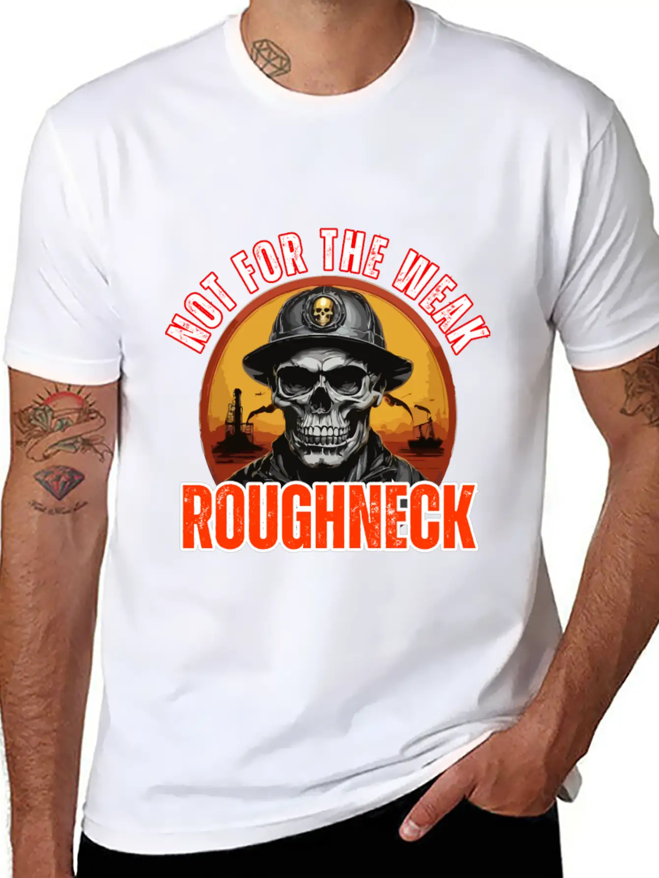 Oilfield Trash T Shirt Roughneck Oilfield Shirt Stylish Everyday T-Shirt – Unisex Basic Cotton Tee