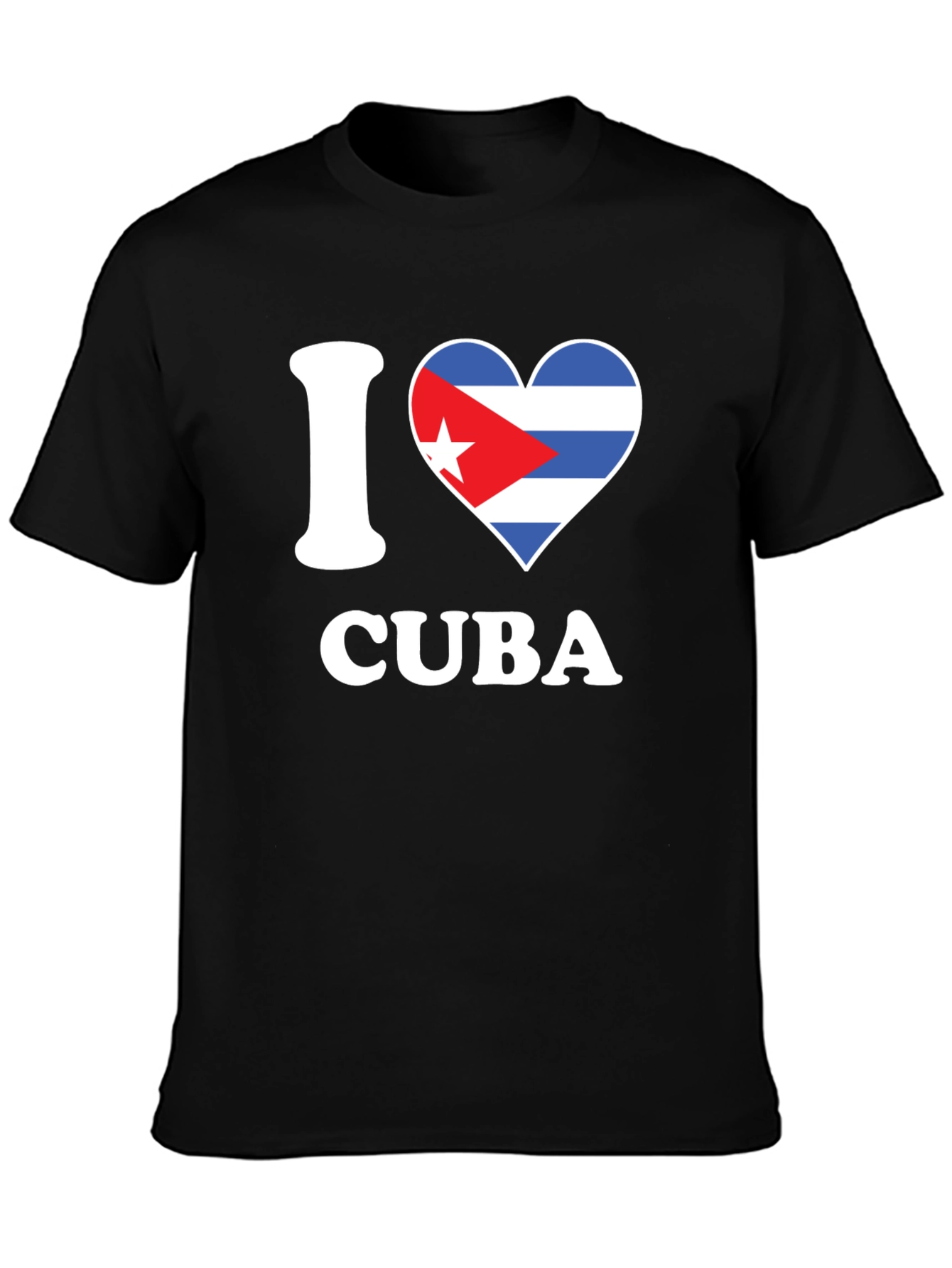 I Heart Cuba Graphic T-Shirt - Black
