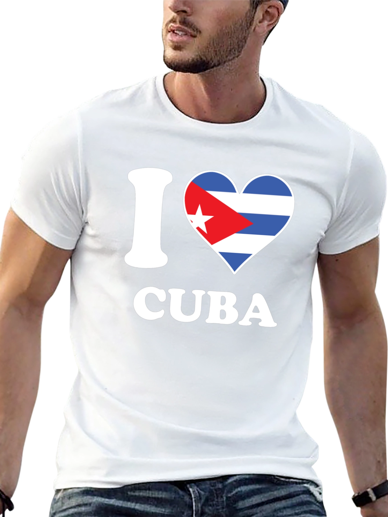 I Heart Cuba Graphic T-Shirt - Black