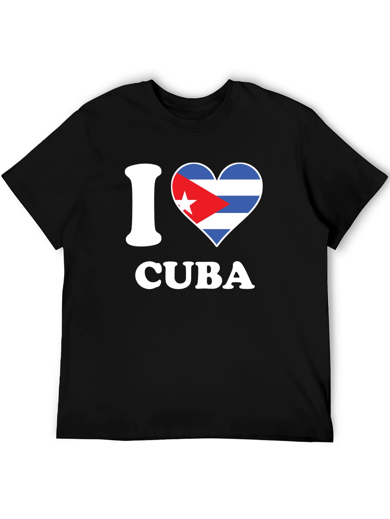 I Heart Cuba Graphic T-Shirt - Black