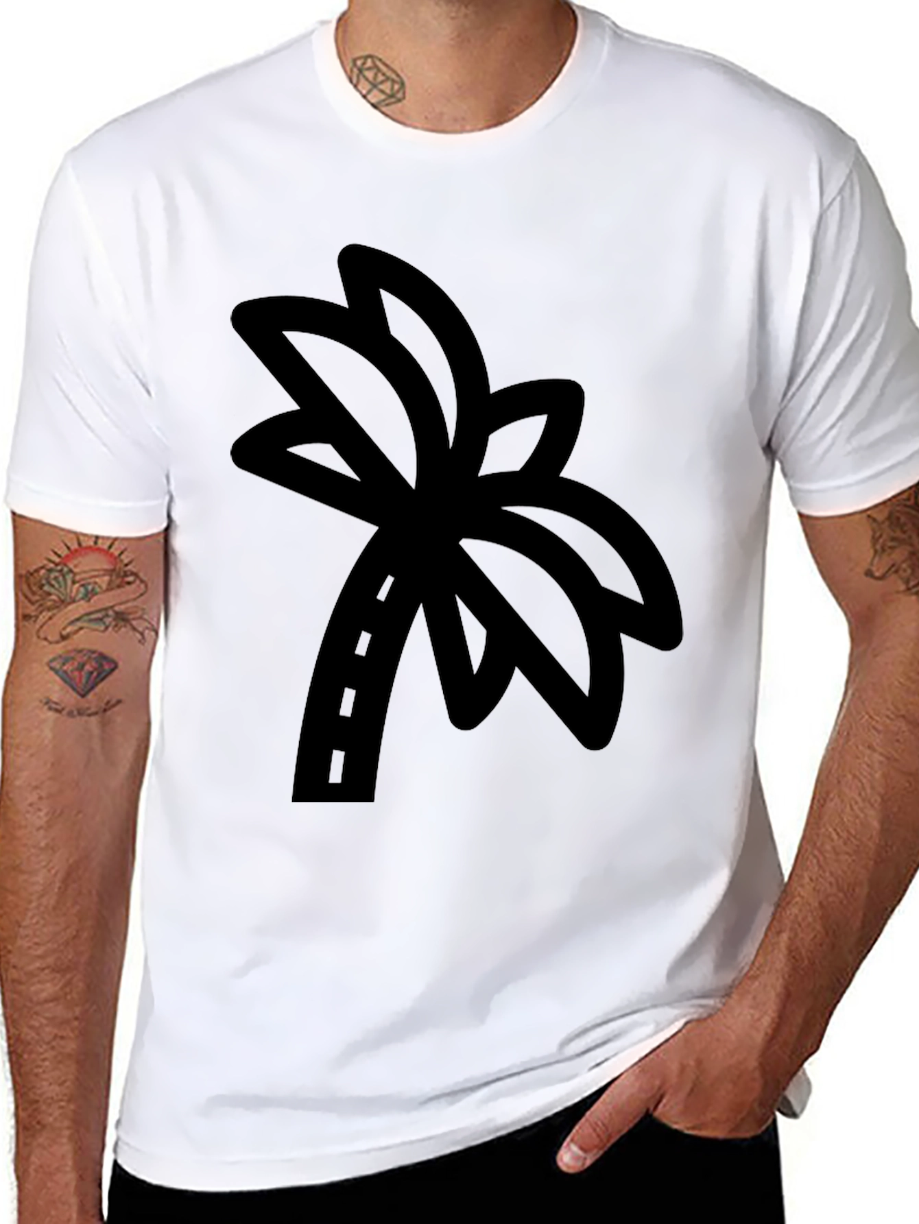 Palm Tree Graphic Tee - Tropical Vibe Shirt