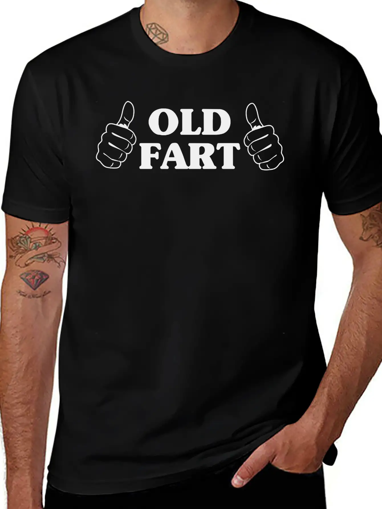 Old Fart Unisex Short Sleeve Soft Cotton T-Shirt – Casual Everyday Wear