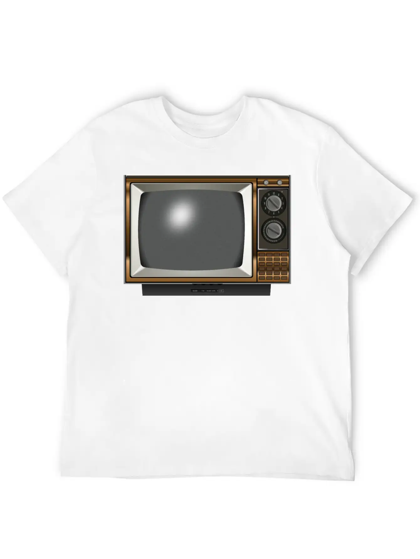 Old TV 2 Comfortable Minimalist Graphic Tee – Summer Style Essential