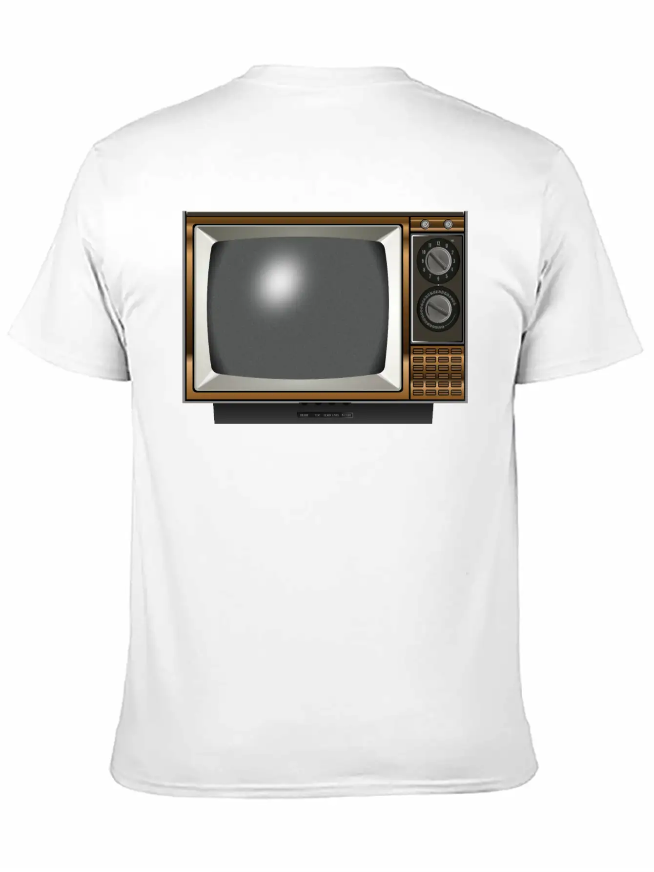 Old TV 2 Comfortable Minimalist Graphic Tee – Summer Style Essential