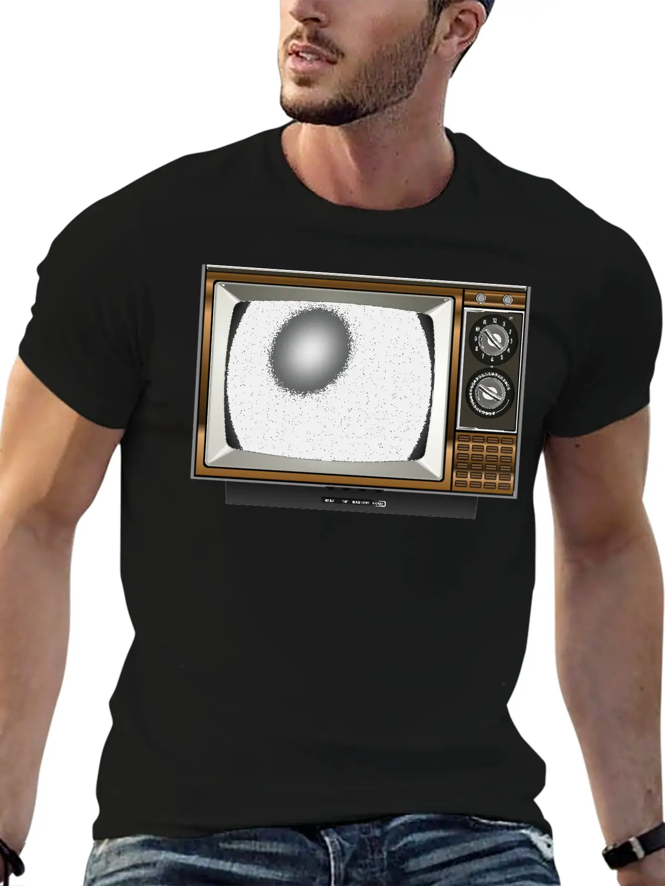 Old TV 2 Comfortable Minimalist Graphic Tee – Summer Style Essential