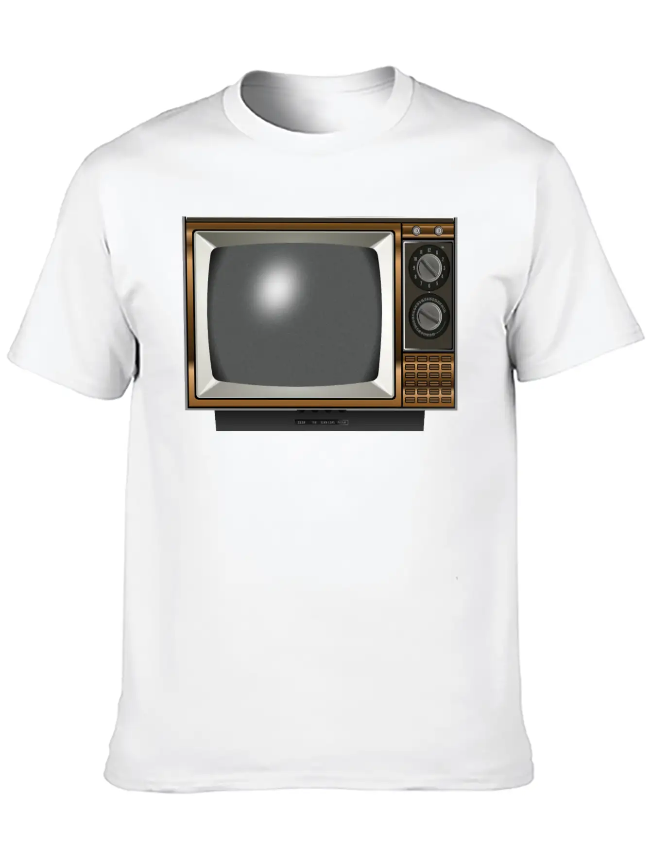 Old TV 2 Comfortable Minimalist Graphic Tee – Summer Style Essential