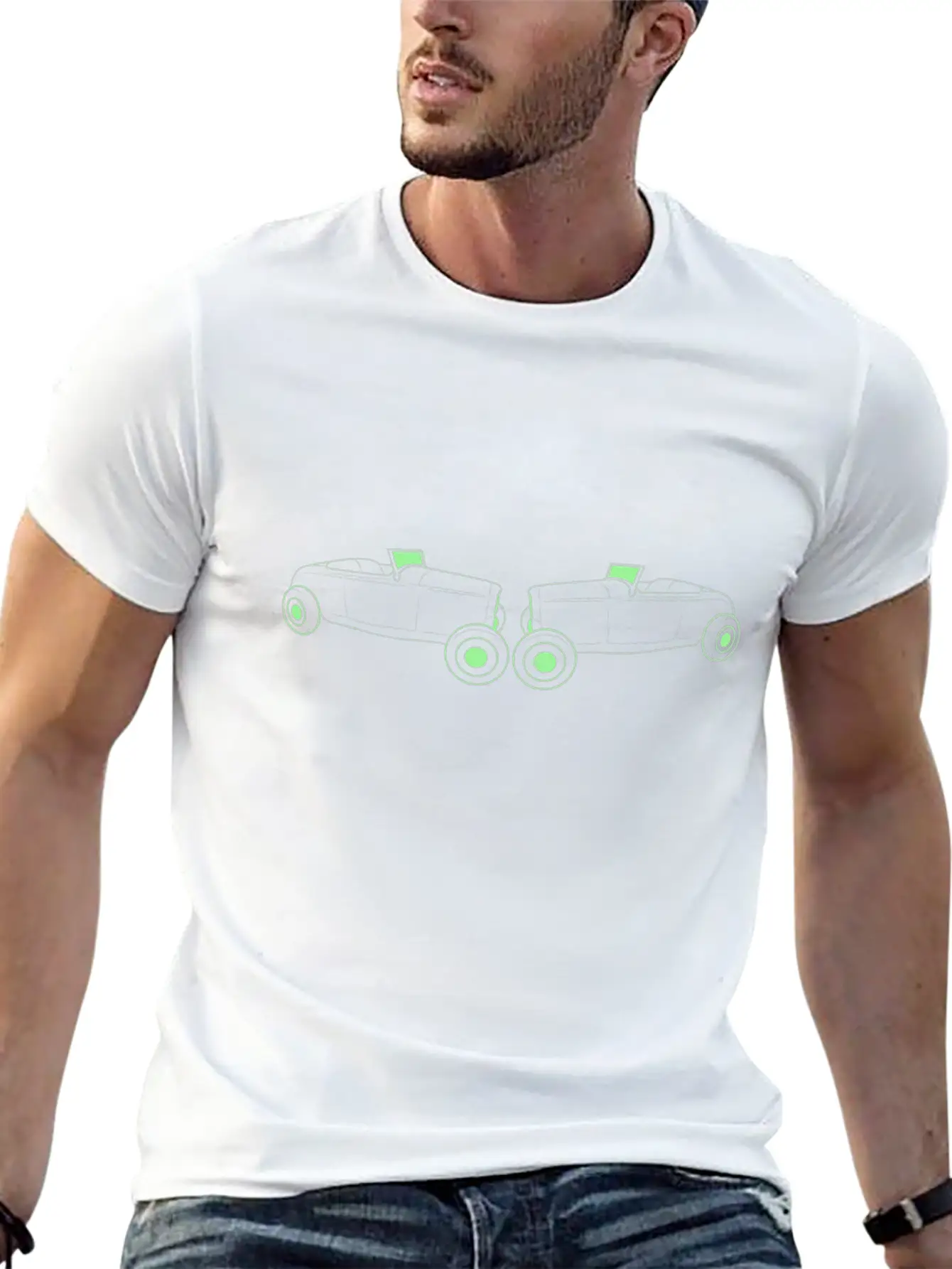 OldCar 32 Unisex Short Sleeve Soft Cotton T-Shirt – Casual Everyday Wear
