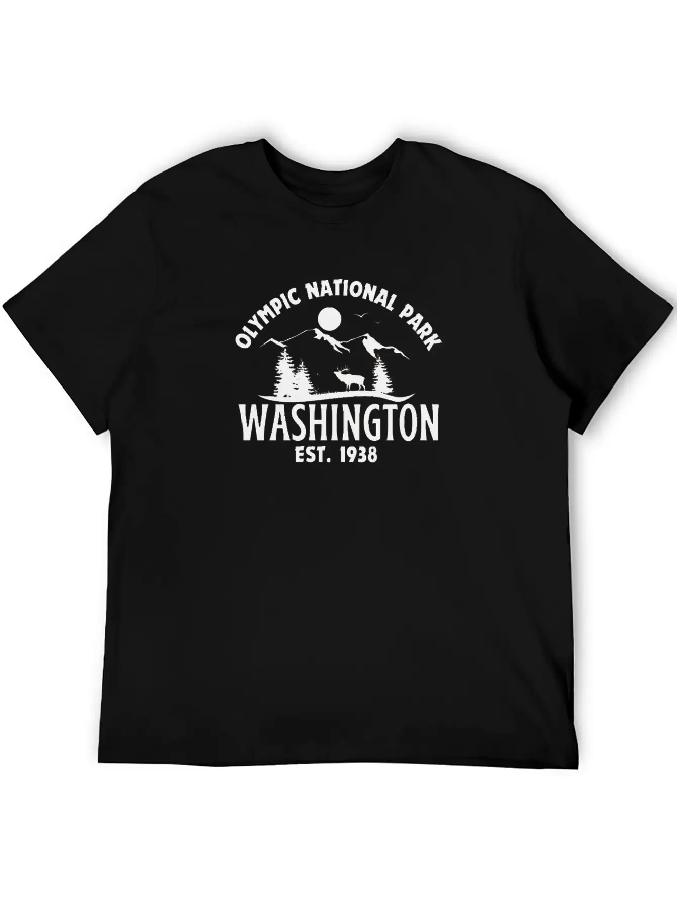 Olympic National Park Basic Graphic T-Shirt – Daily Comfort In Soft Cotton