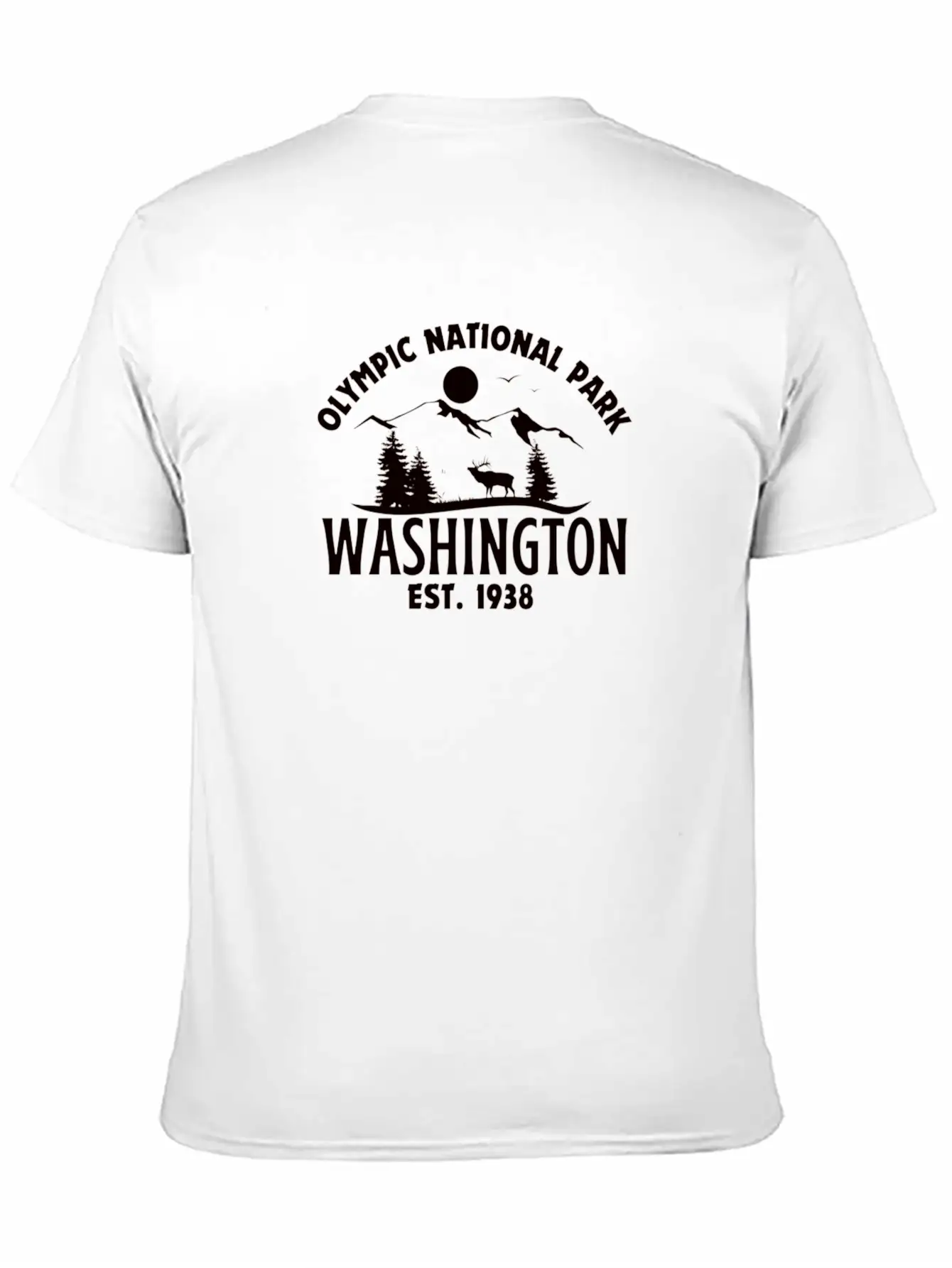 Olympic National Park Basic Graphic T-Shirt – Daily Comfort In Soft Cotton