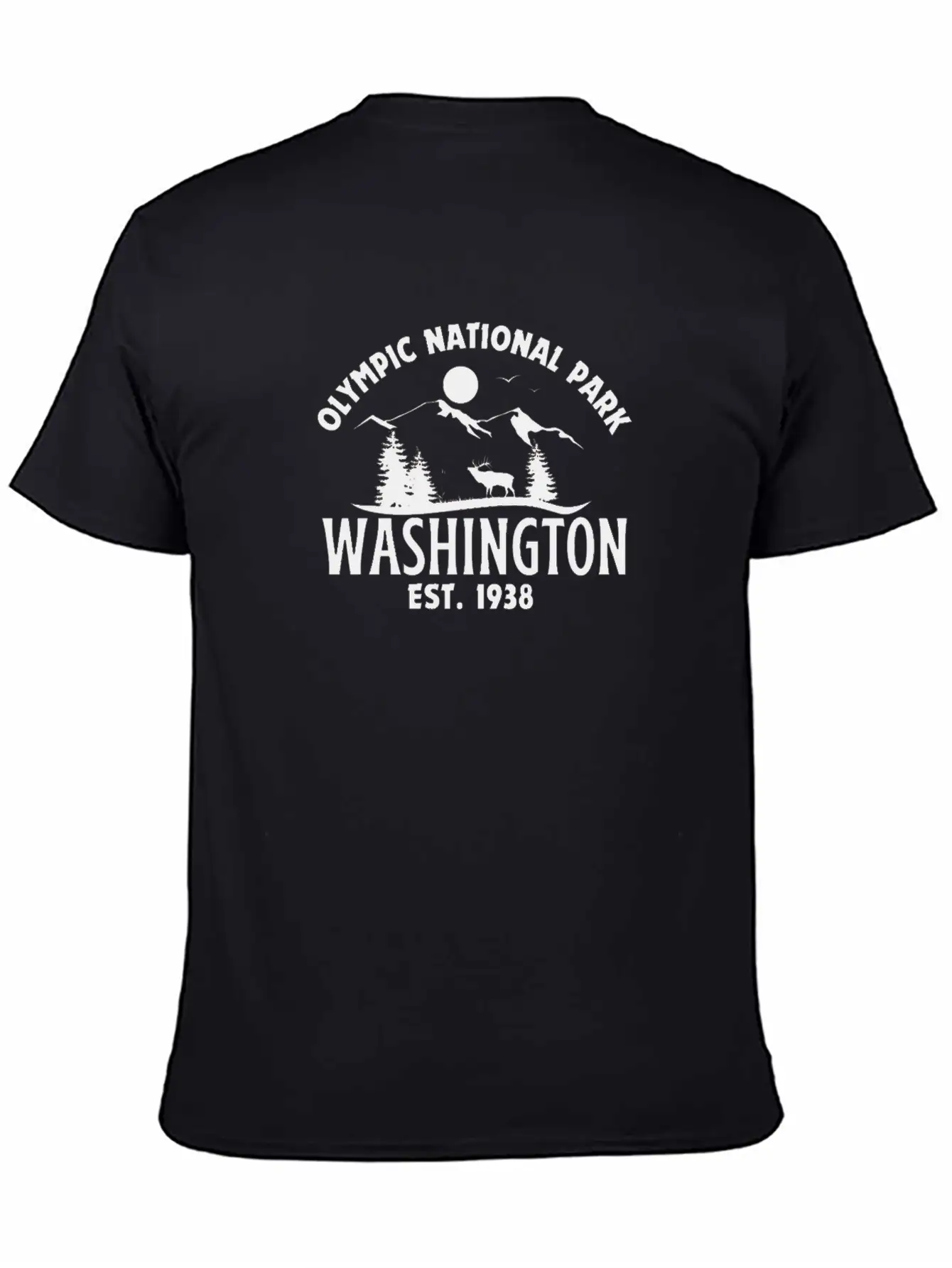 Olympic National Park Basic Graphic T-Shirt – Daily Comfort In Soft Cotton