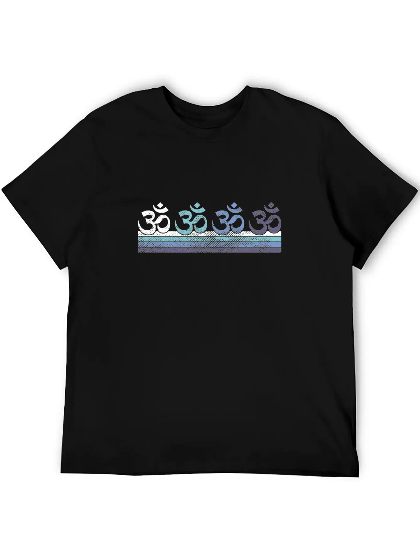 Om Symbol Gradient Stylish Everyday T-Shirt – Unisex Basic Cotton Tee