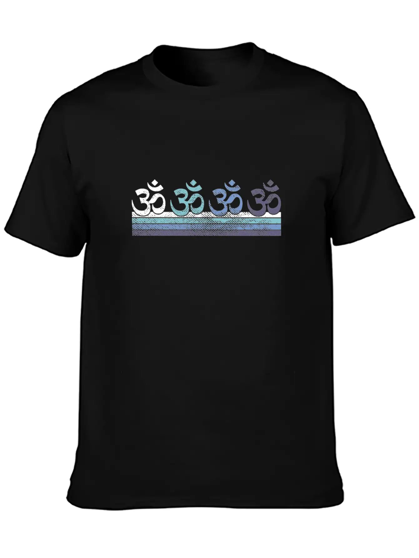 Om Symbol Gradient Stylish Everyday T-Shirt – Unisex Basic Cotton Tee