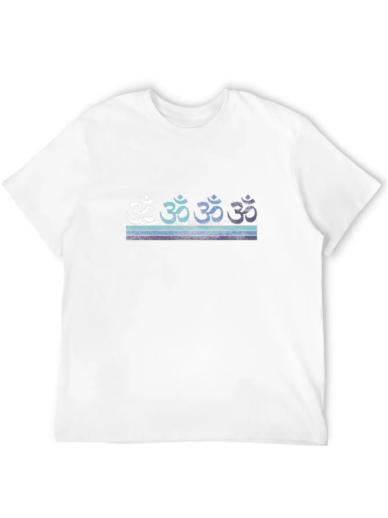Om Symbol Gradient Stylish Everyday T-Shirt – Unisex Basic Cotton Tee