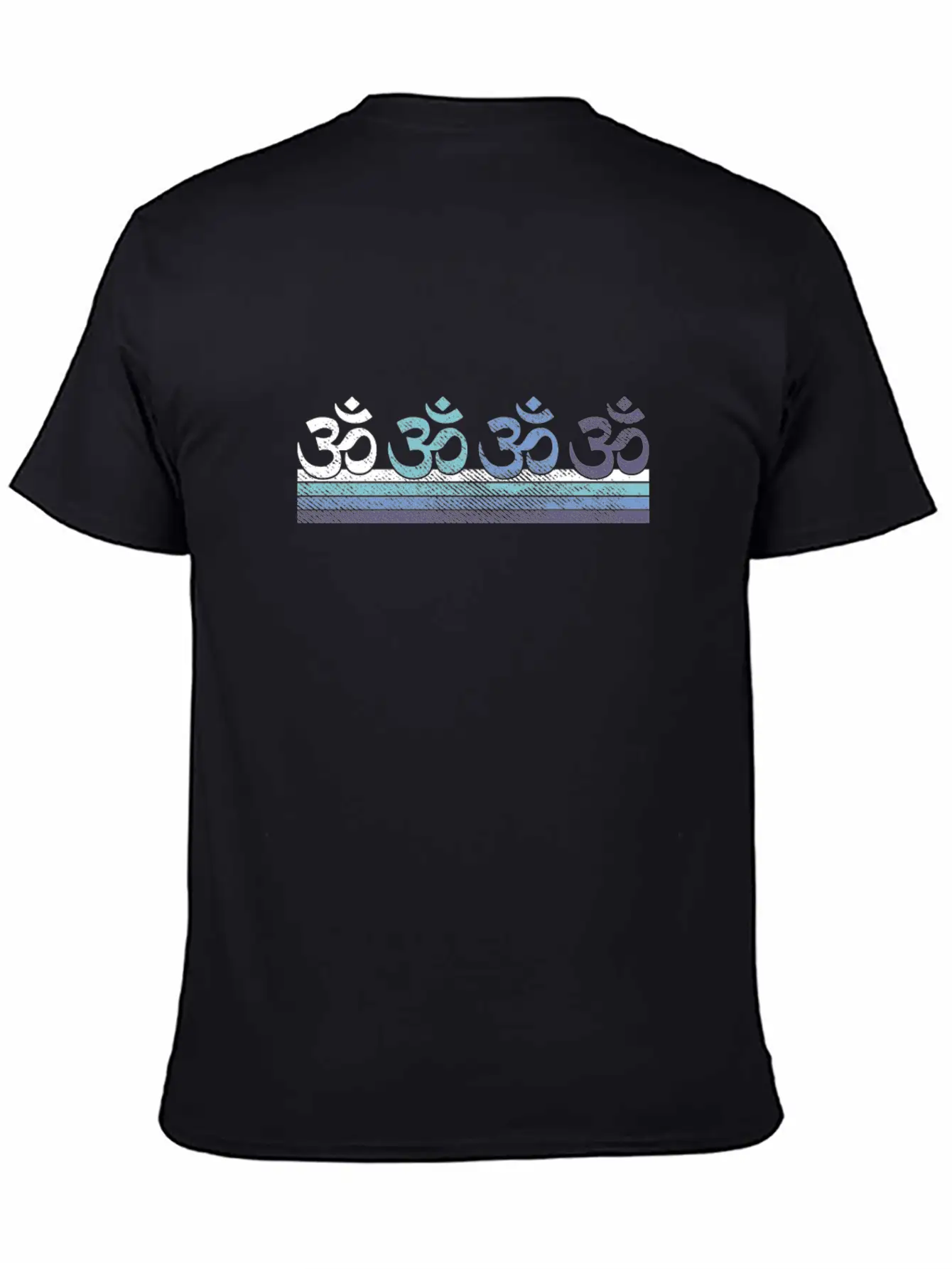 Om Symbol Gradient Stylish Everyday T-Shirt – Unisex Basic Cotton Tee