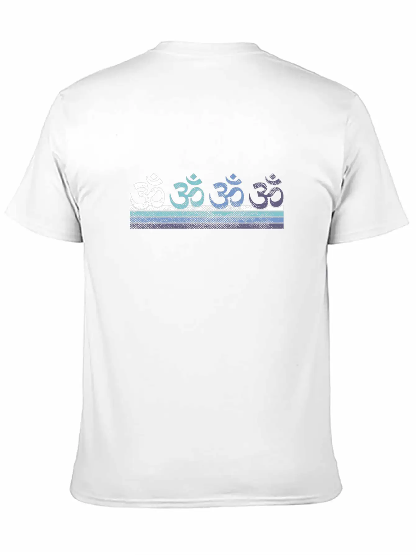Om Symbol Gradient Stylish Everyday T-Shirt – Unisex Basic Cotton Tee