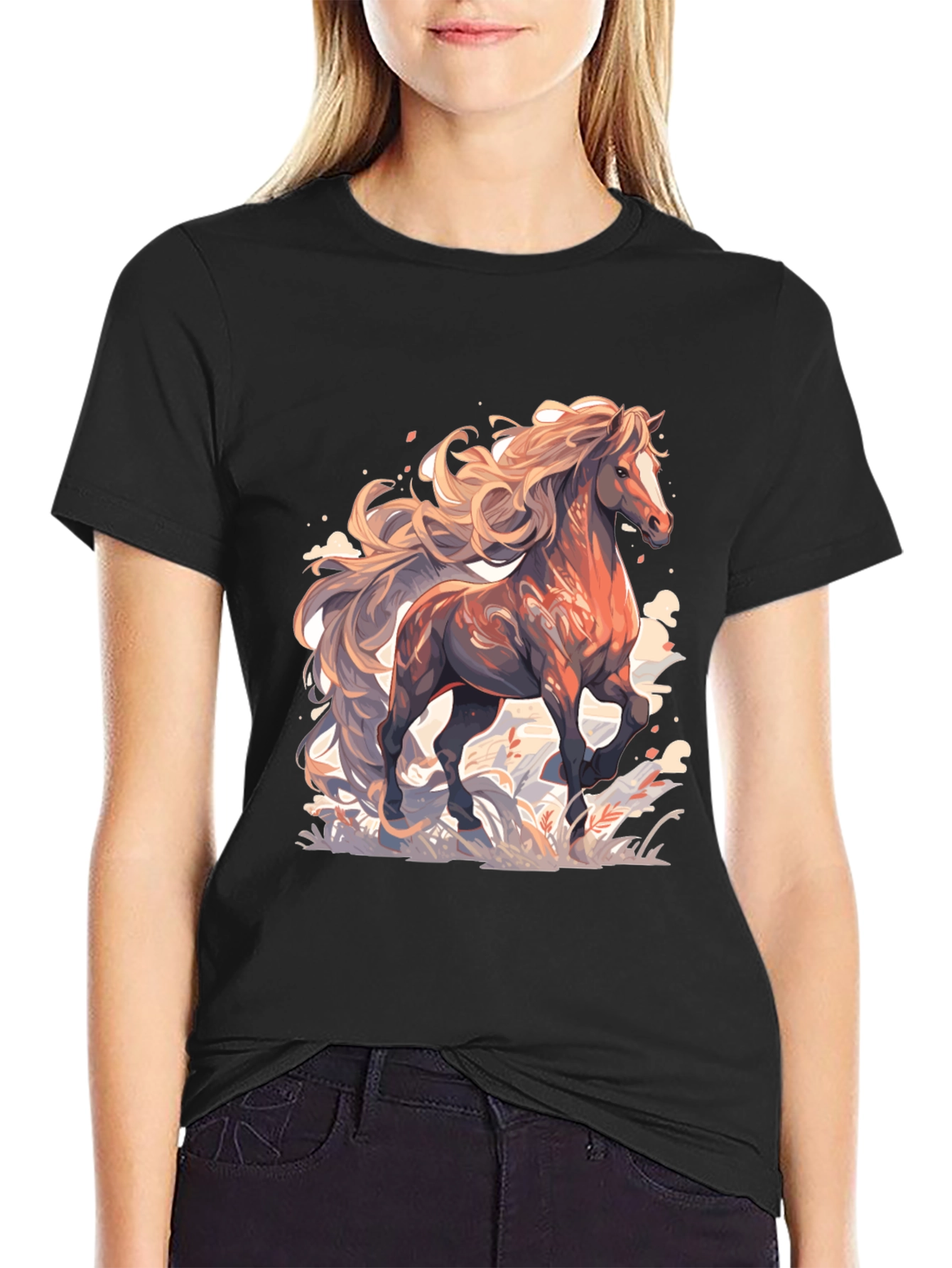 Majestic Horse Graphic Tee